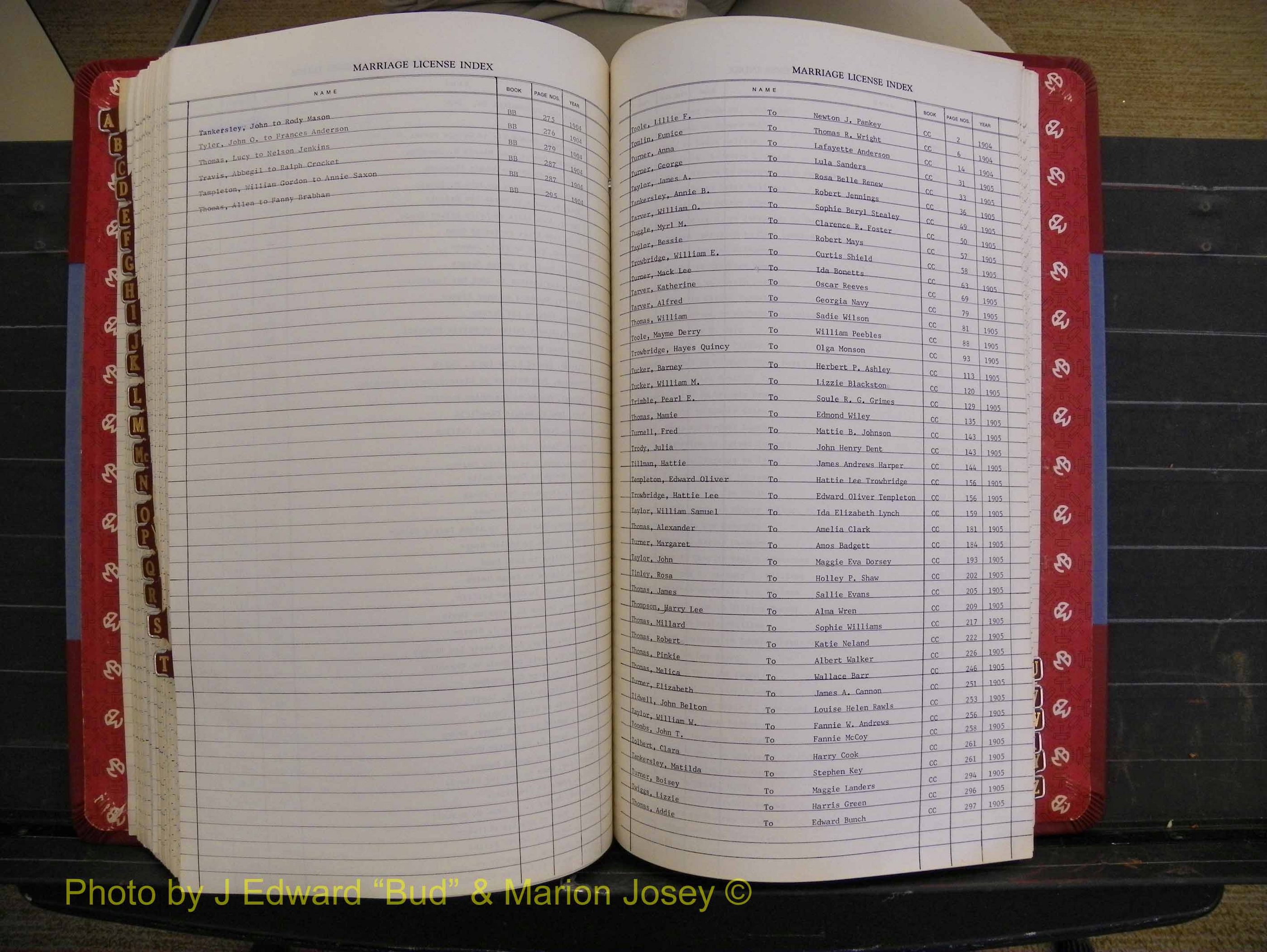 Richmond Marriages 1903-1912, Index T (308).JPG