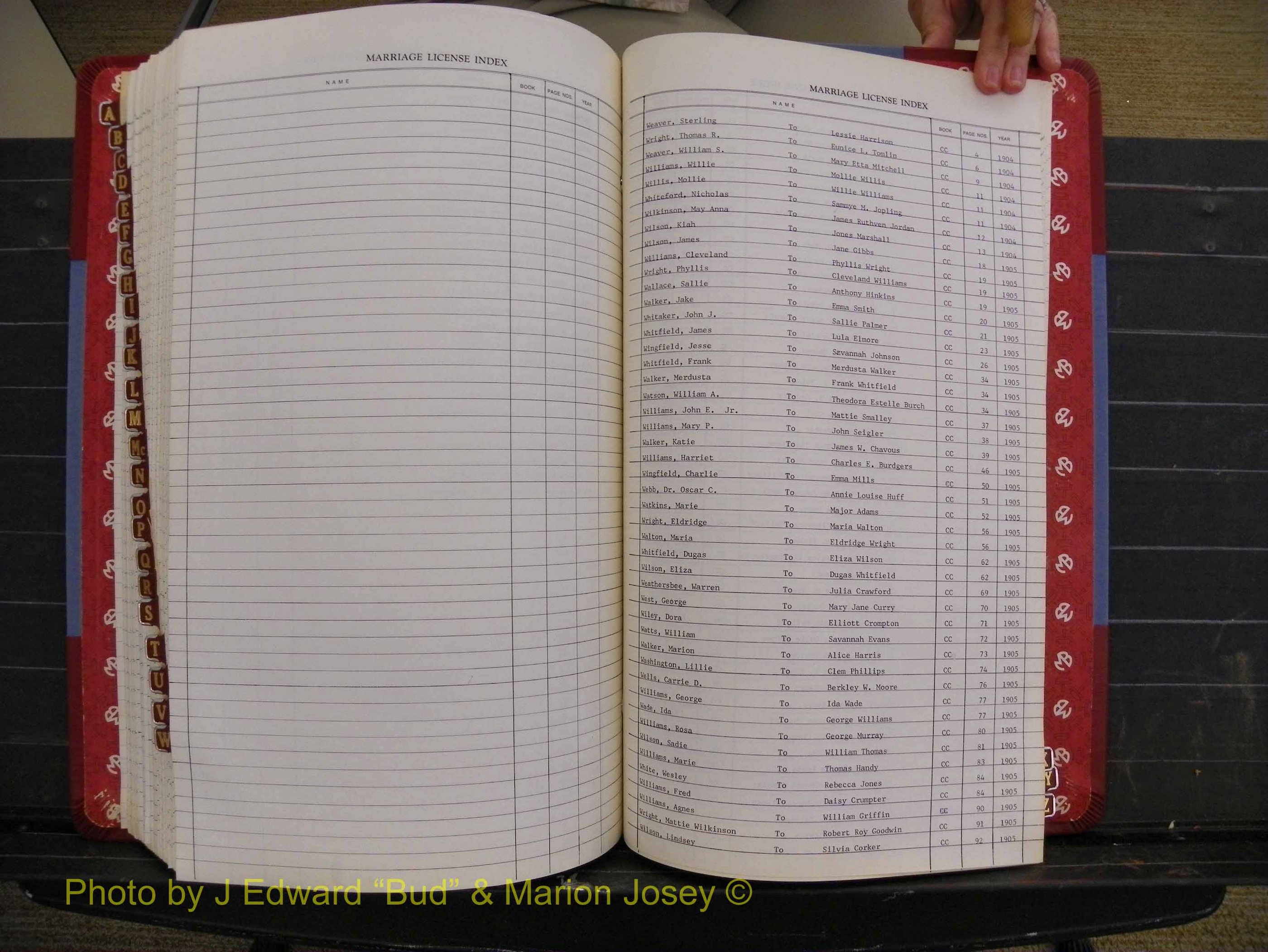 Richmond Marriages 1903-1912, Index W (335).JPG