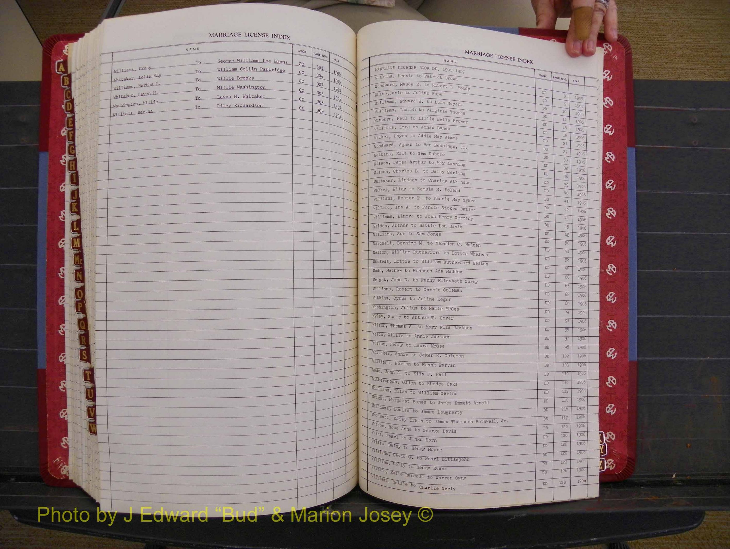 Richmond Marriages 1903-1912, Index W (336).JPG