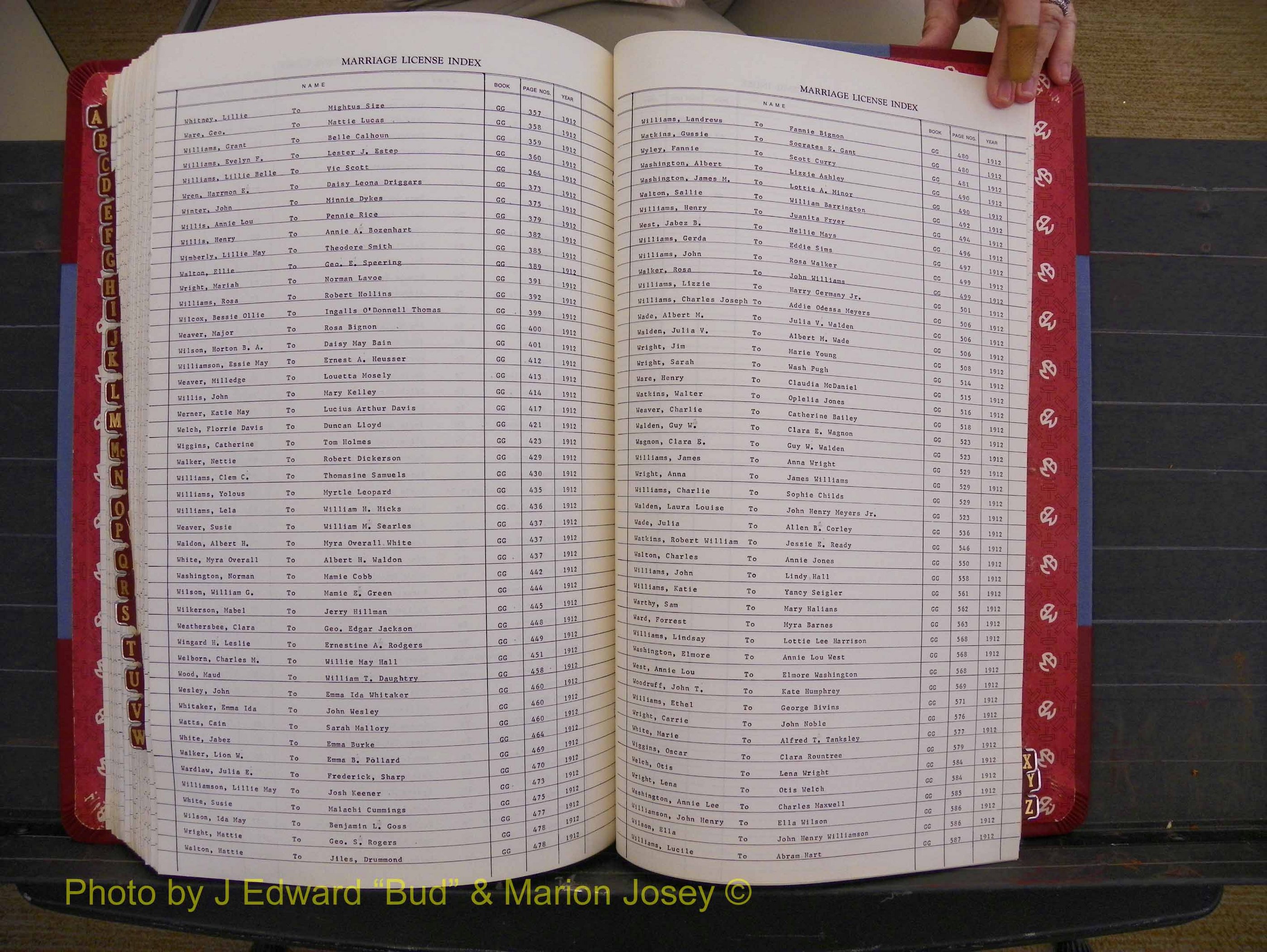 Richmond Marriages 1903-1912, Index W (348).JPG