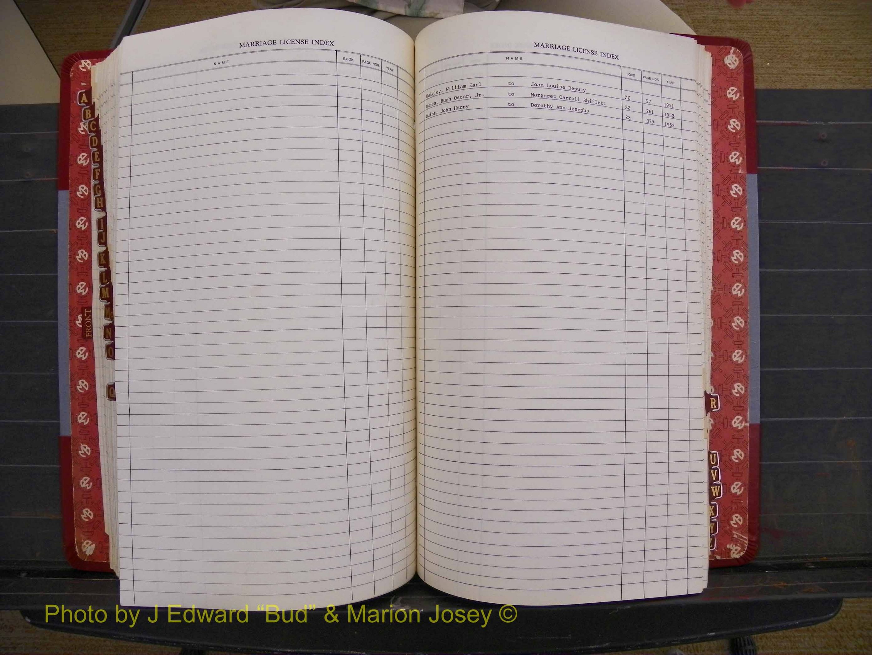 Richland Marriages 1912-1956, Index Q (324).JPG
