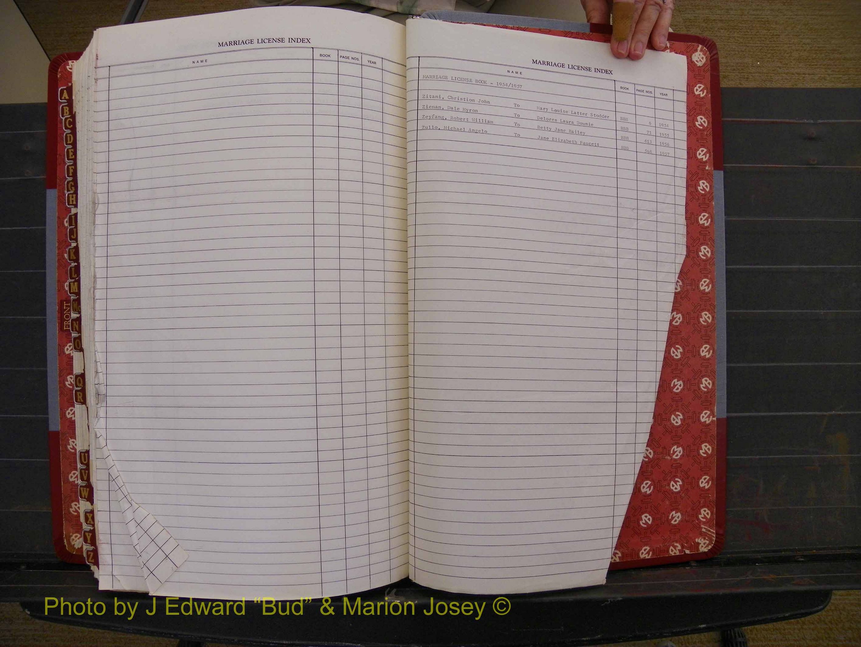 Richland Marriages 1912-1956, Index Z (421).JPG