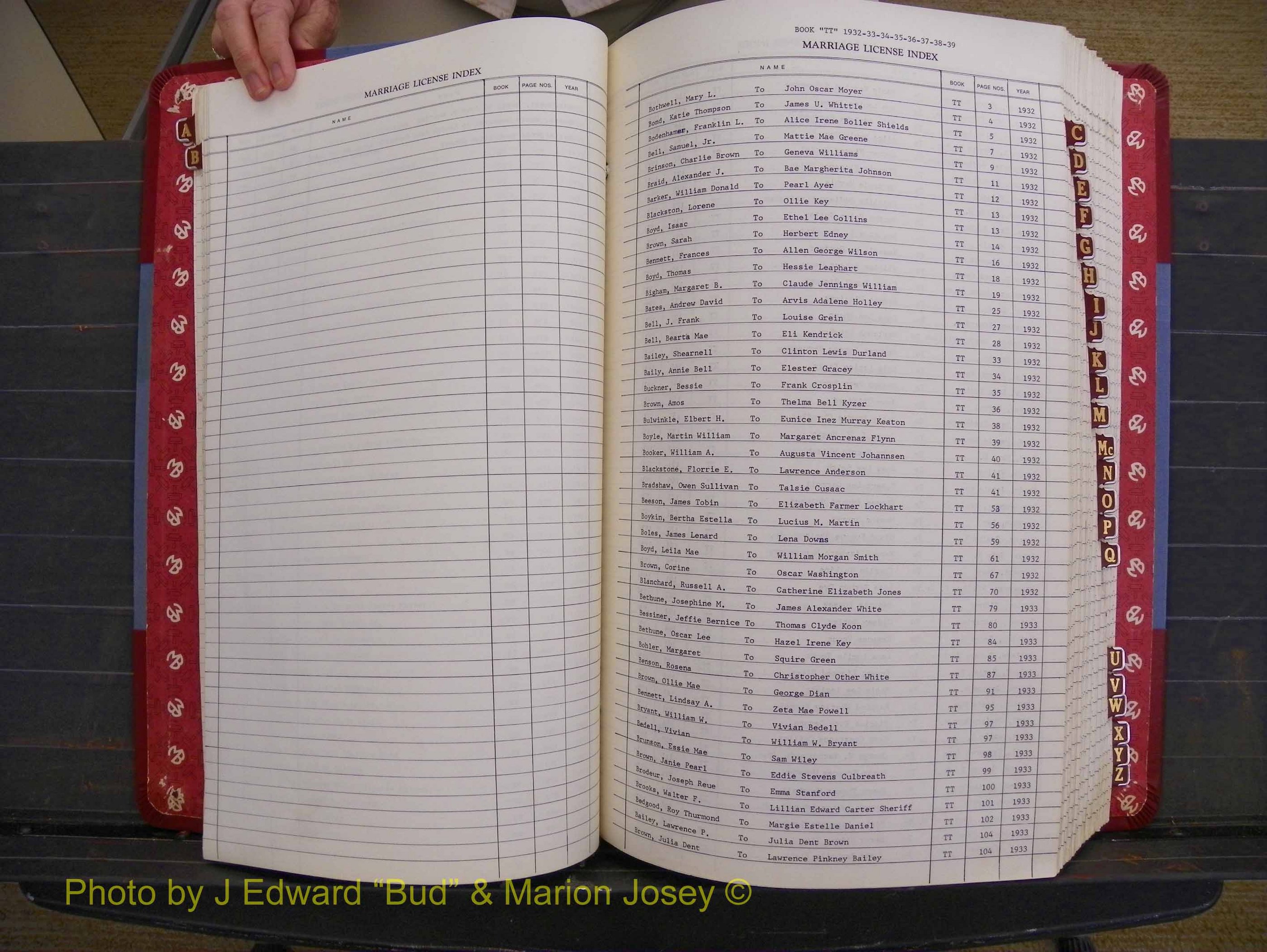 Richmond Marriages 1919-1942, Index B (140).JPG