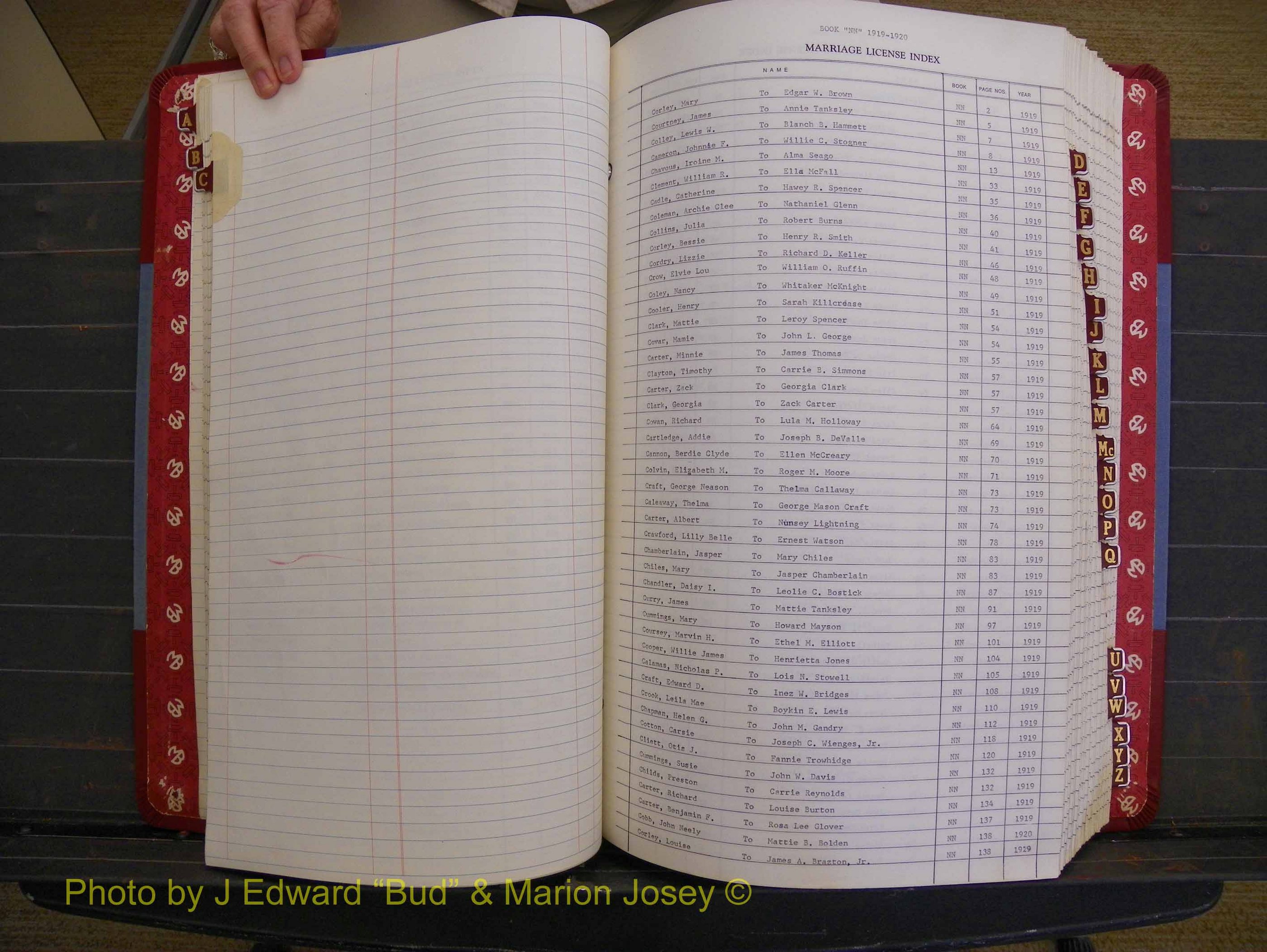 Richmond Marriages 1919-1942, Index C (147).JPG