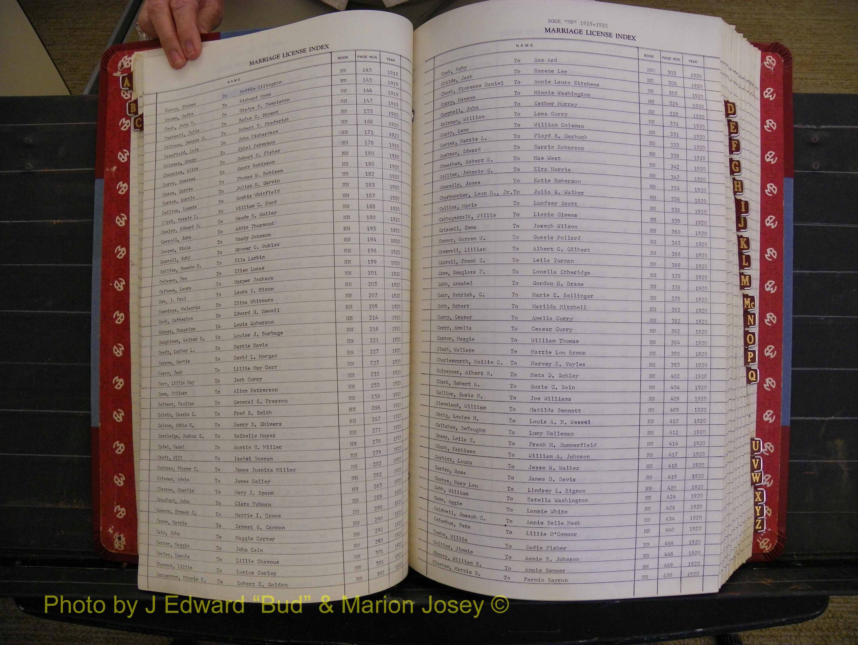 Richmond Marriages 1919-1942, Index C (149).JPG