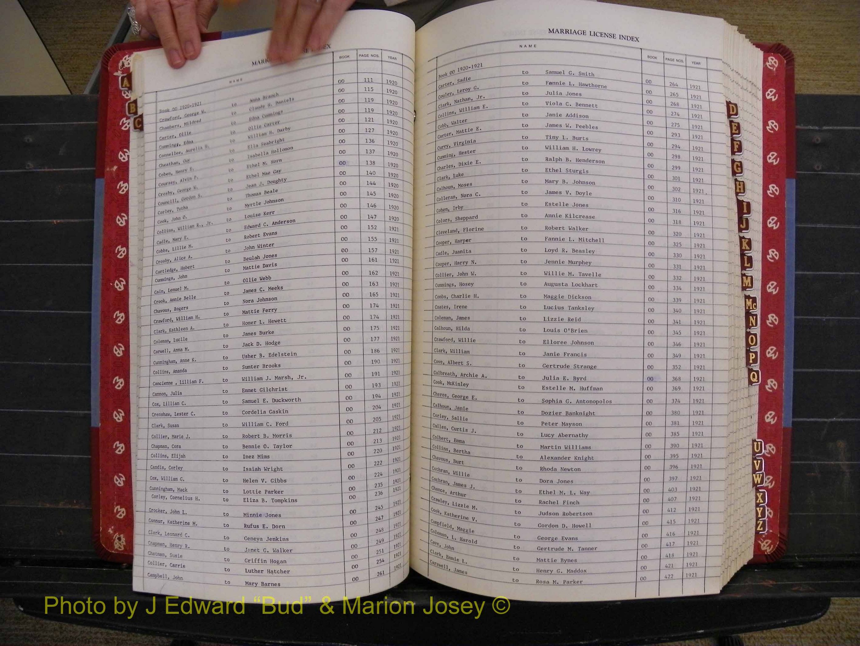 Richmond Marriages 1919-1942, Index C (150).JPG