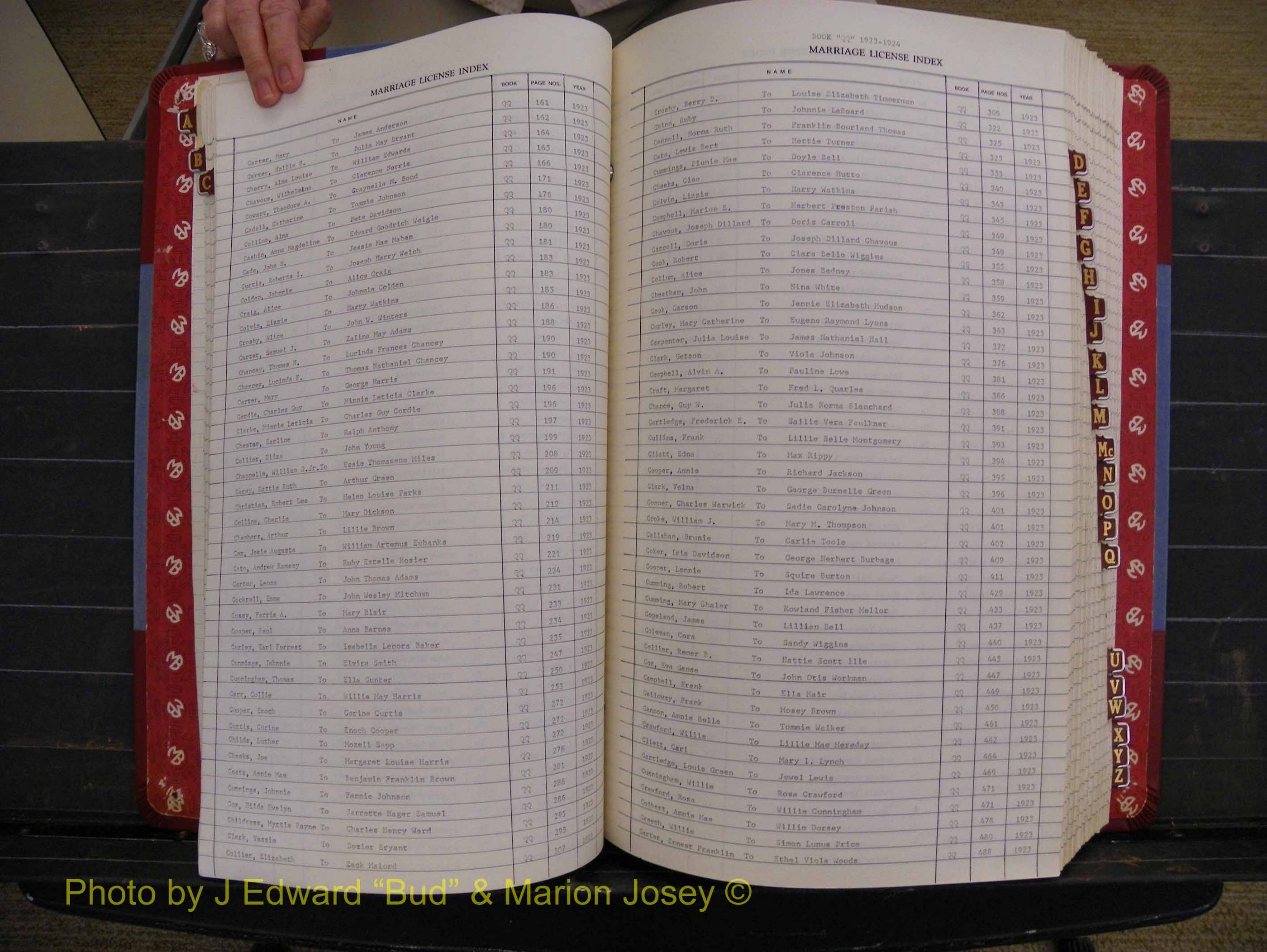 Richmond Marriages 1919-1942, Index C (156).JPG