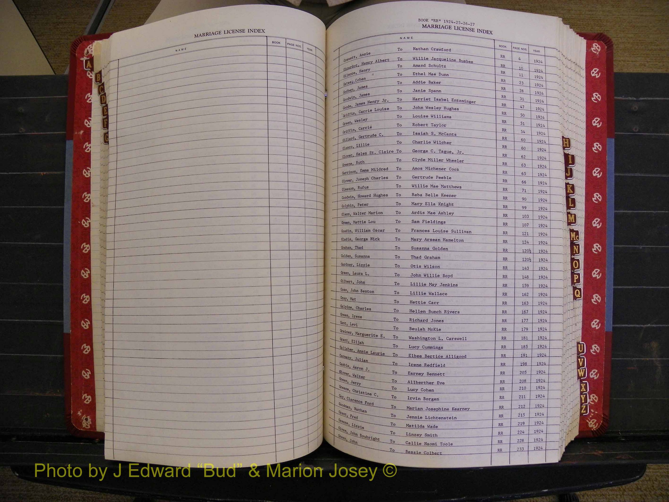 Richmond Marriages 1919-1942, Index G (212).JPG