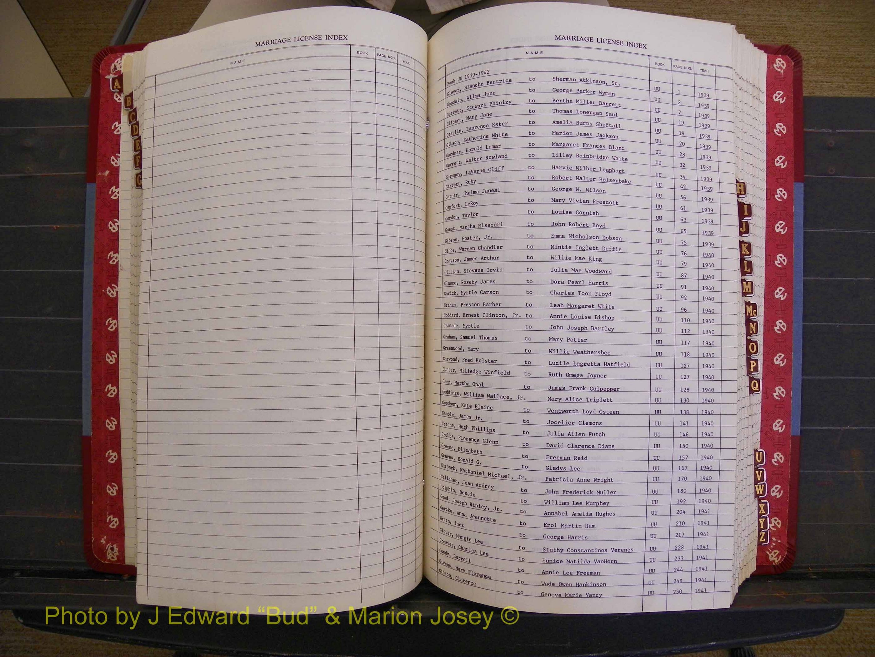 Richmond Marriages 1919-1942, Index G (218).JPG