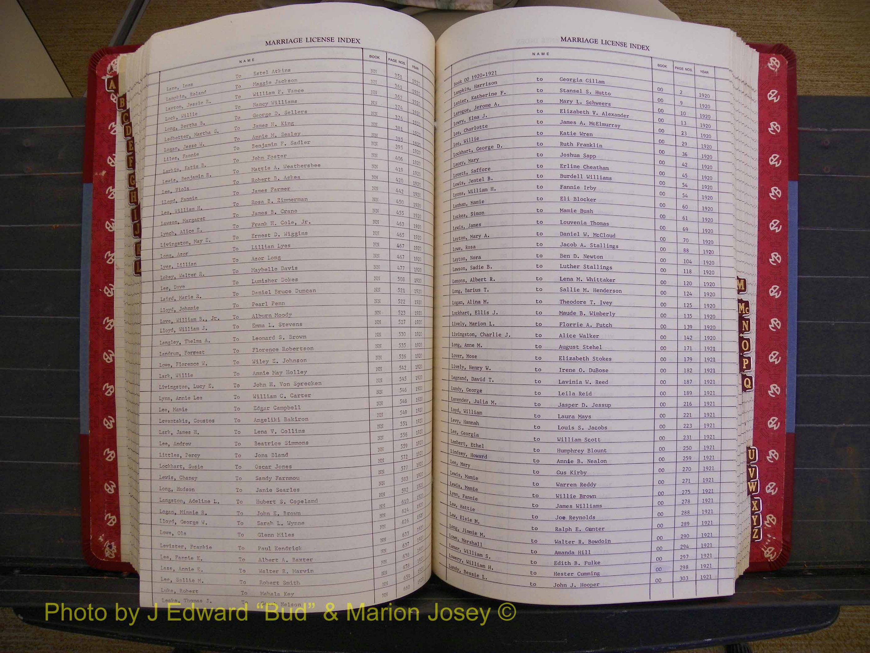 Richmond Marriages 1919-1942, Index L (279).JPG