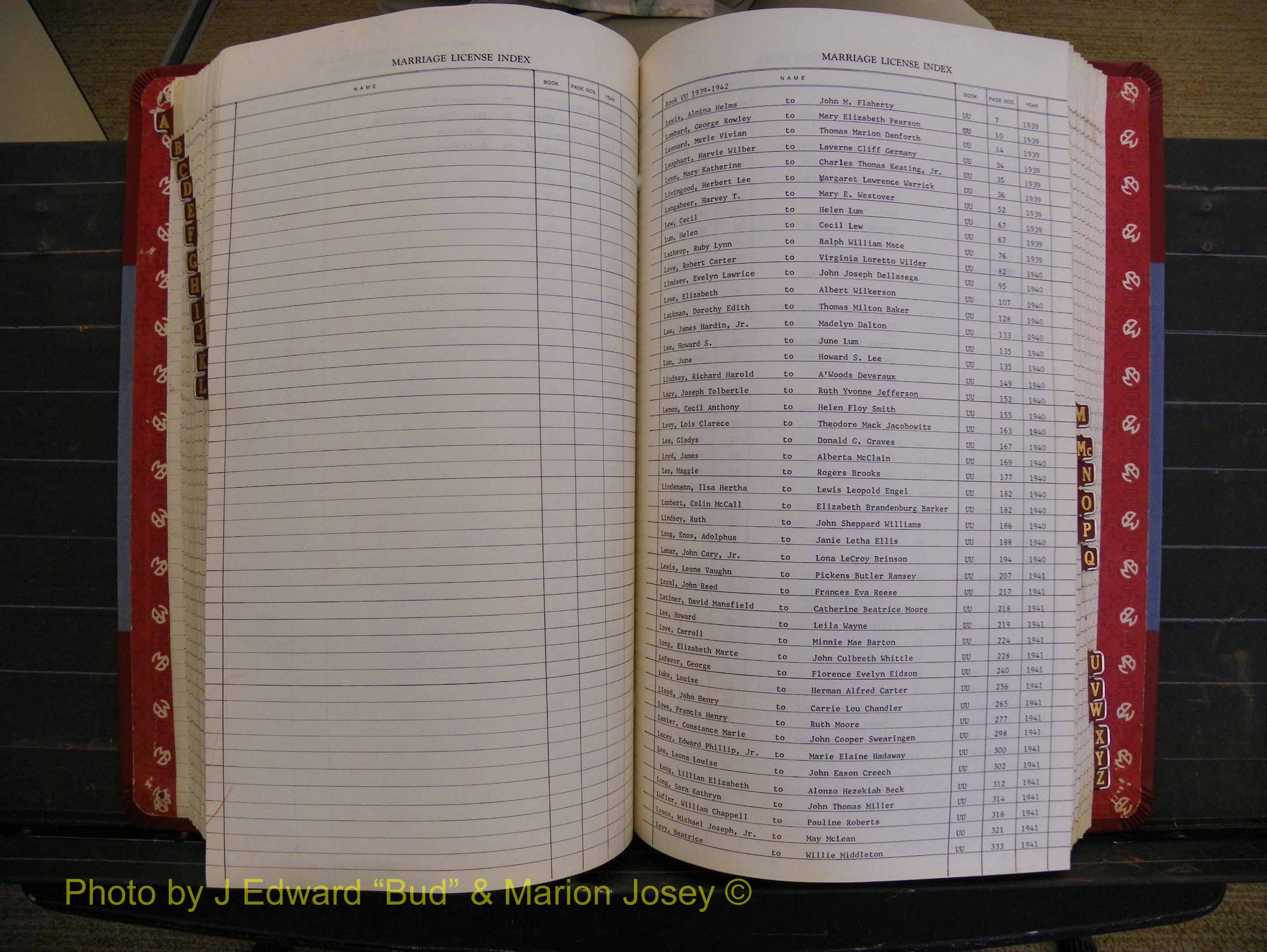 Richmond Marriages 1919-1942, Index L (291).JPG