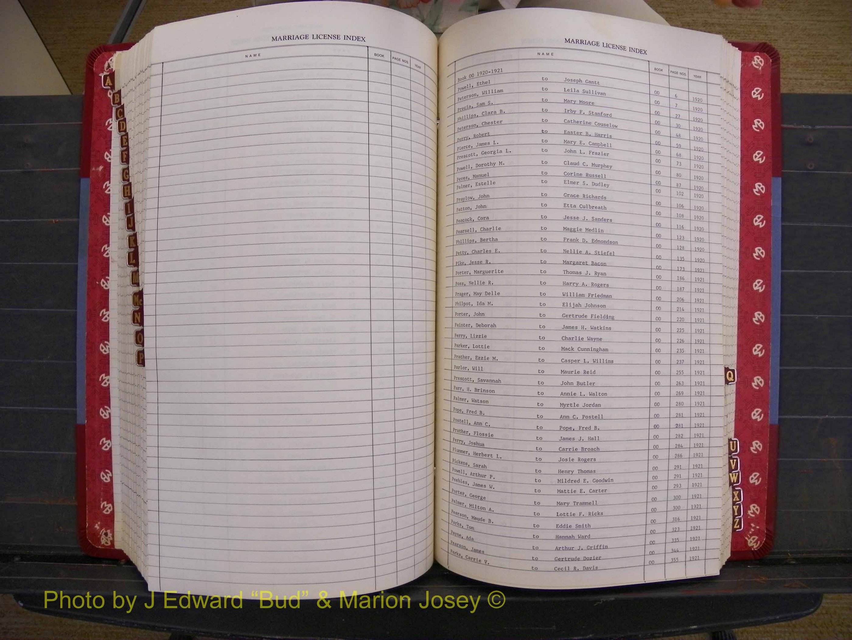 Richmond Marriages 1919-1942, Index P (343).JPG
