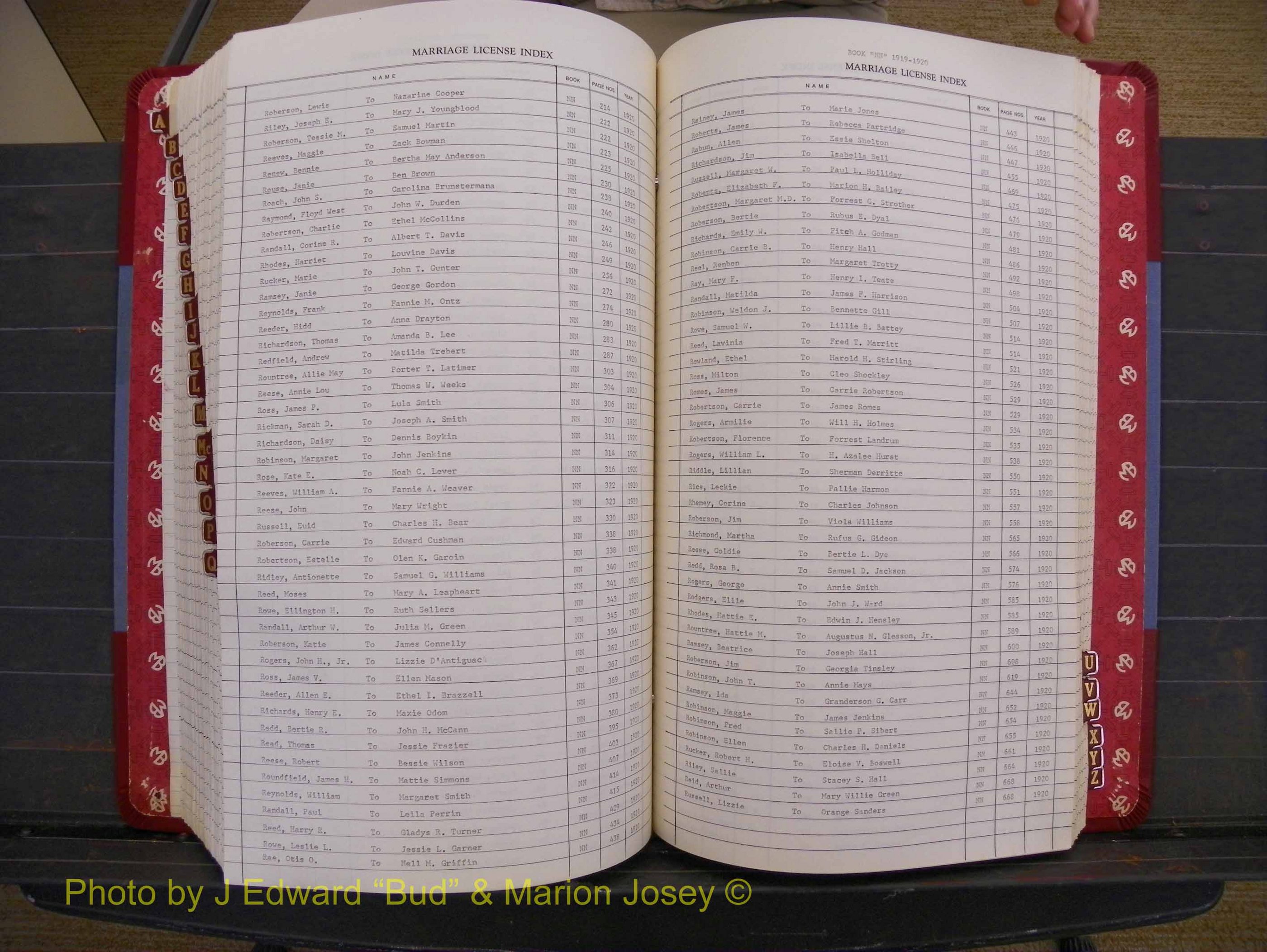Richmond Marriages 1919-1942, Index R (366).JPG