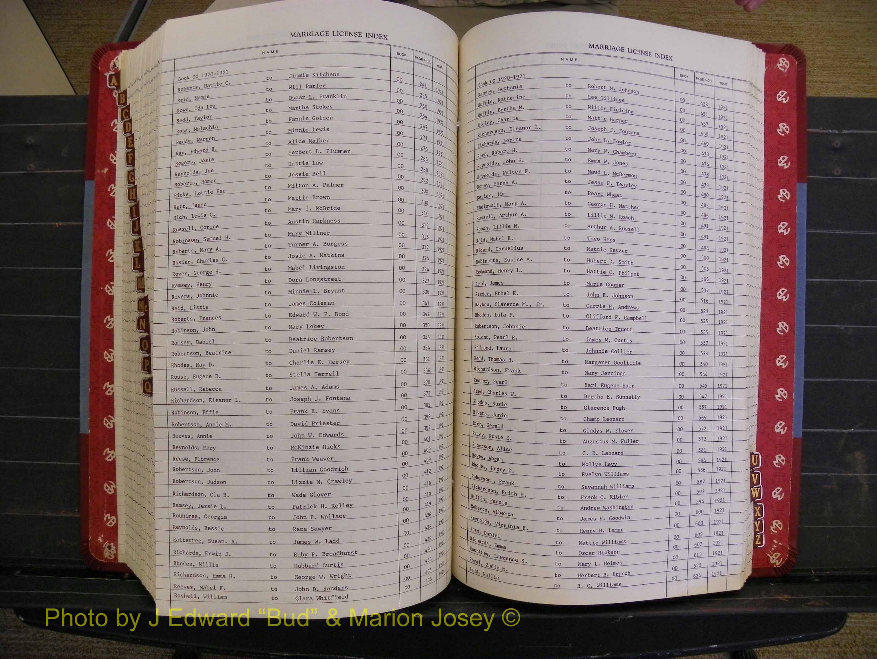 Richmond Marriages 1919-1942, Index R (368).JPG