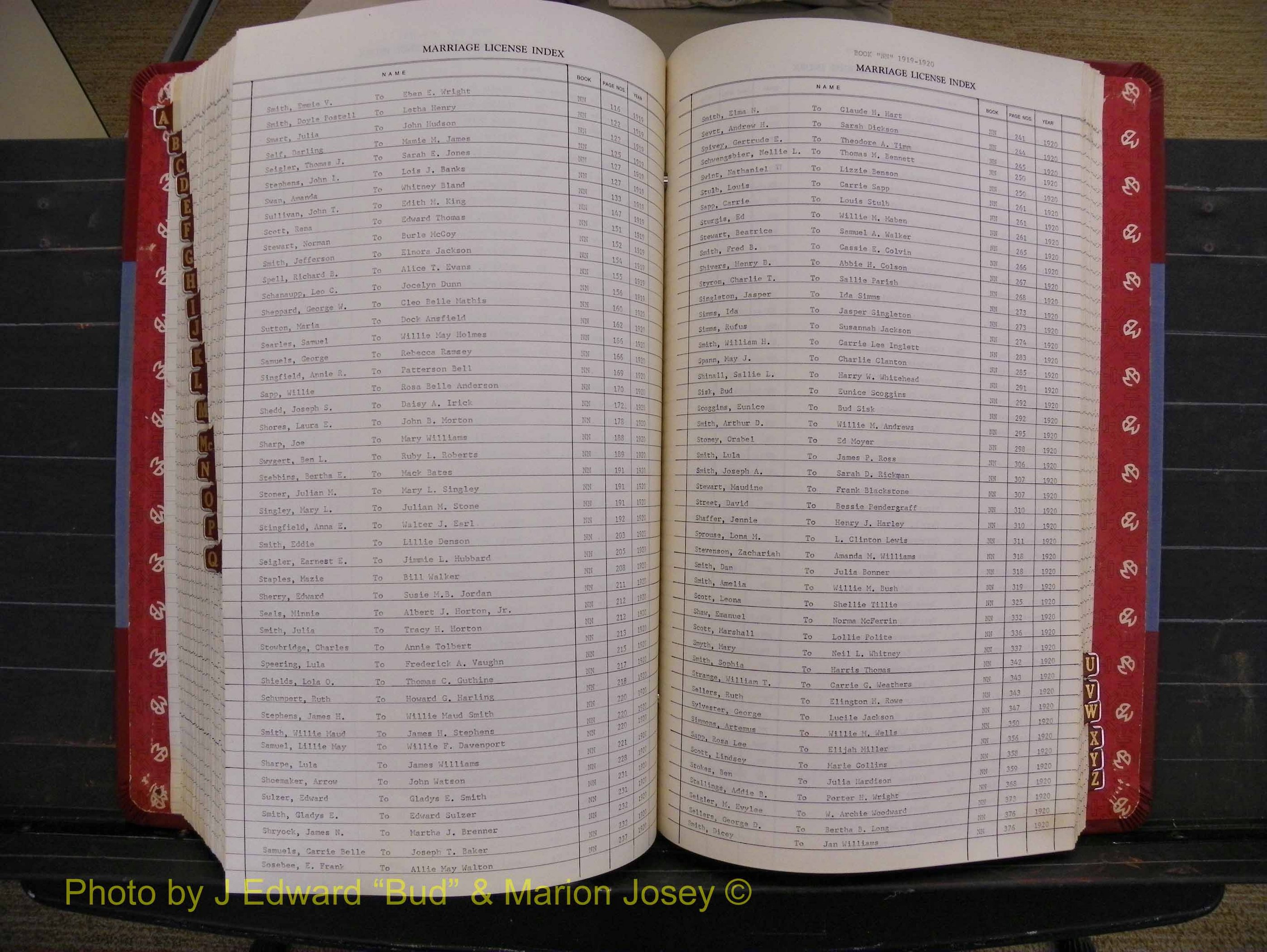 Richmond Marriages 1919-1942, Index S (383).JPG