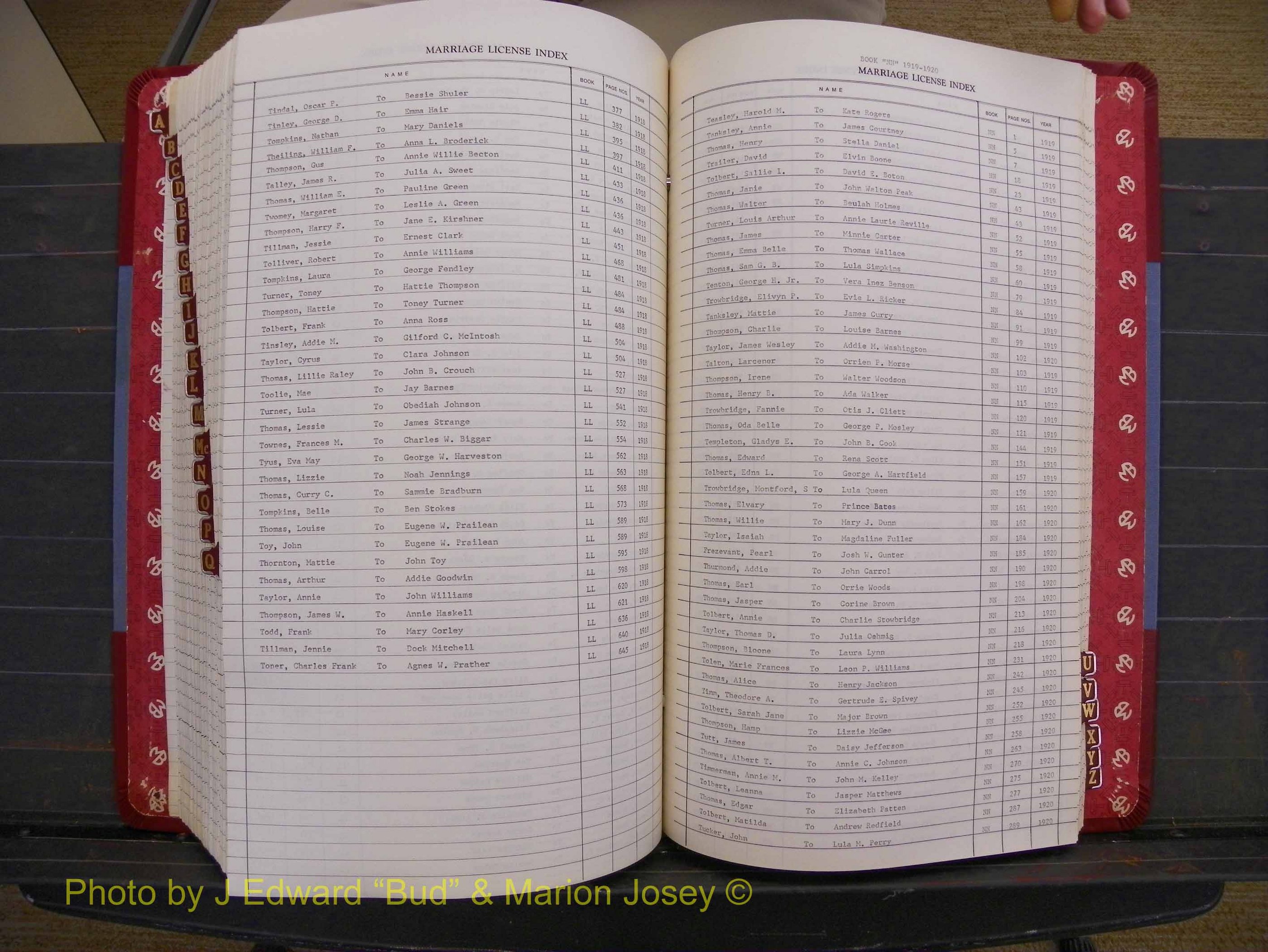 Richmond Marriages 1919-1942, Index T (408).JPG