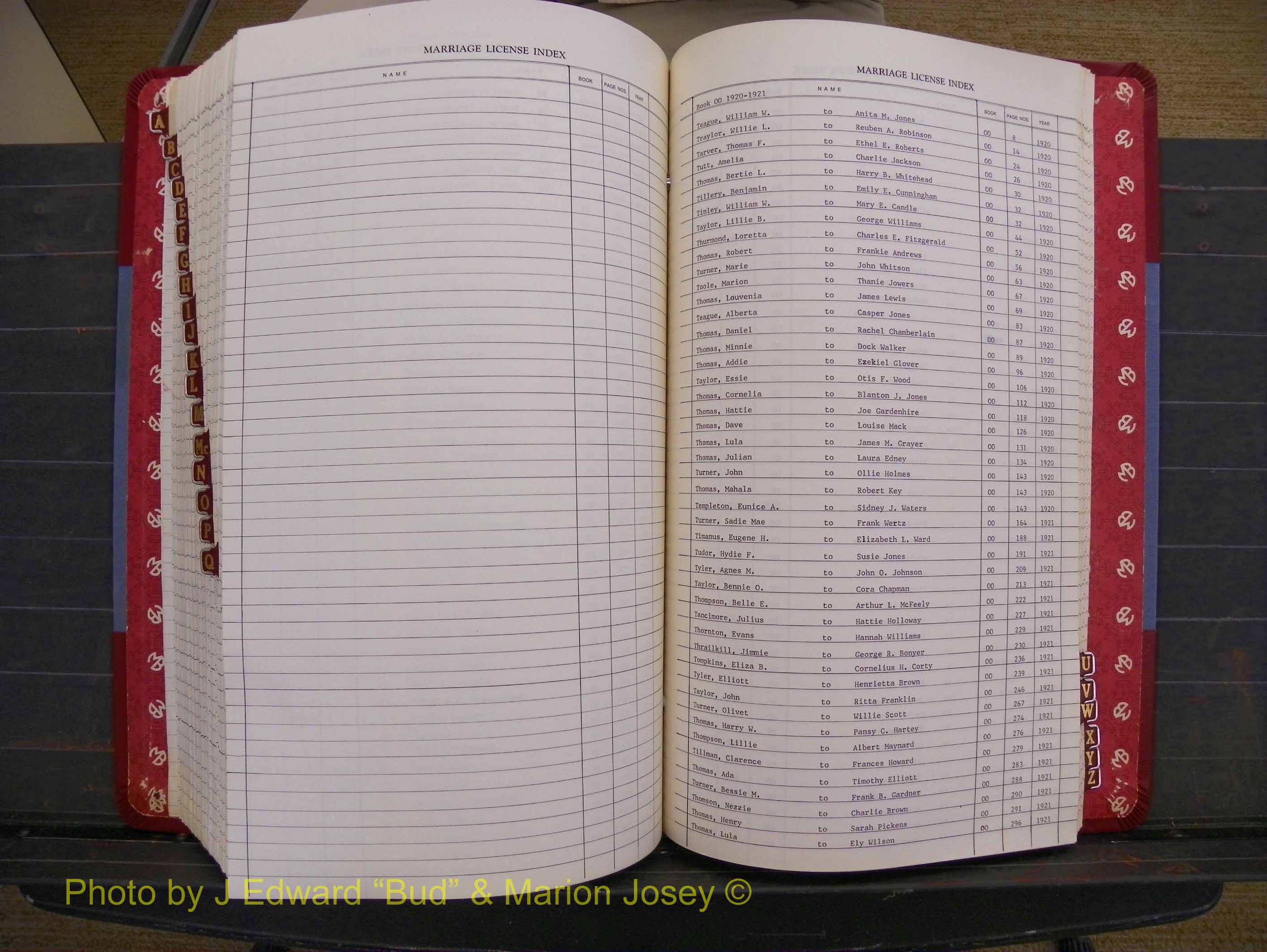 Richmond Marriages 1919-1942, Index T (410).JPG