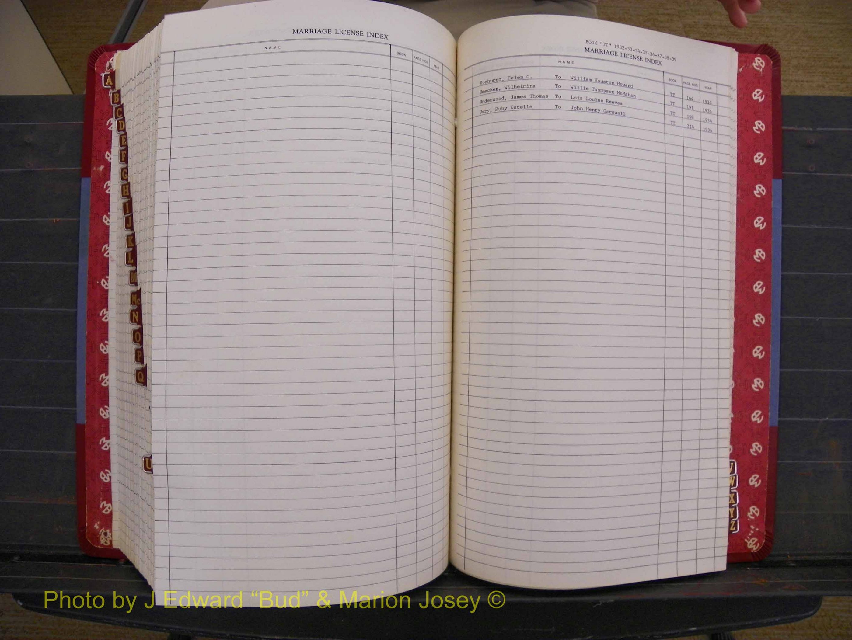 Richmond Marriages 1919-1942, Index U (430).JPG
