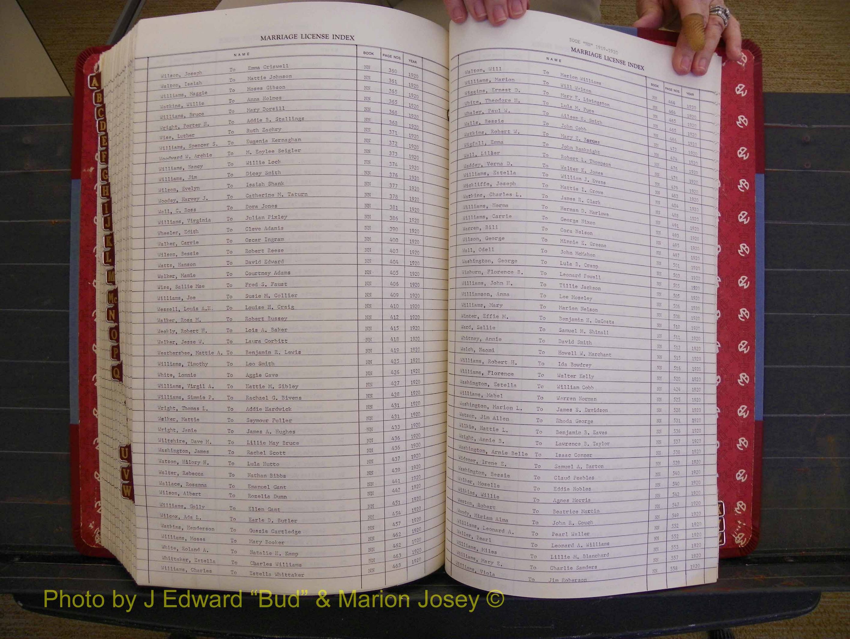 Richmond Marriages 1919-1942, Index W (441).JPG