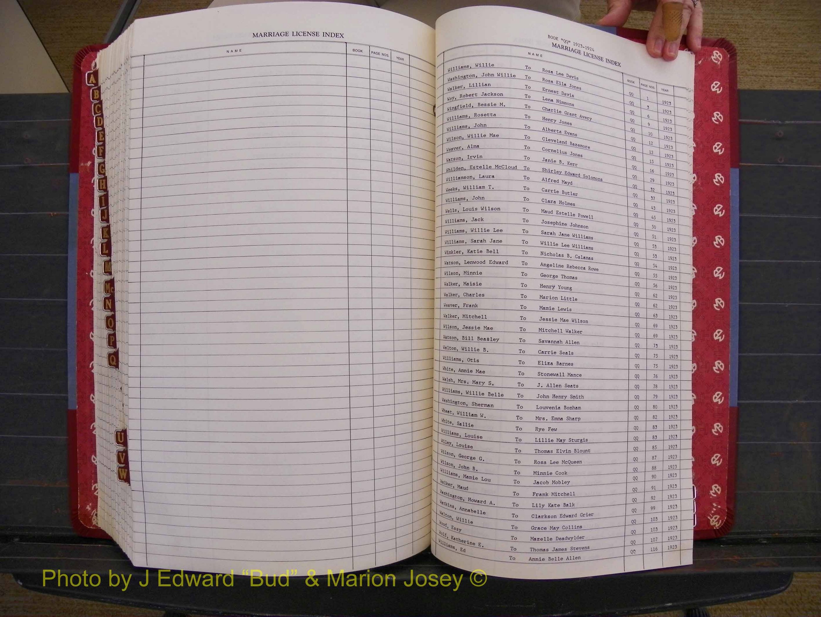 Richmond Marriages 1919-1942, Index W (447).JPG