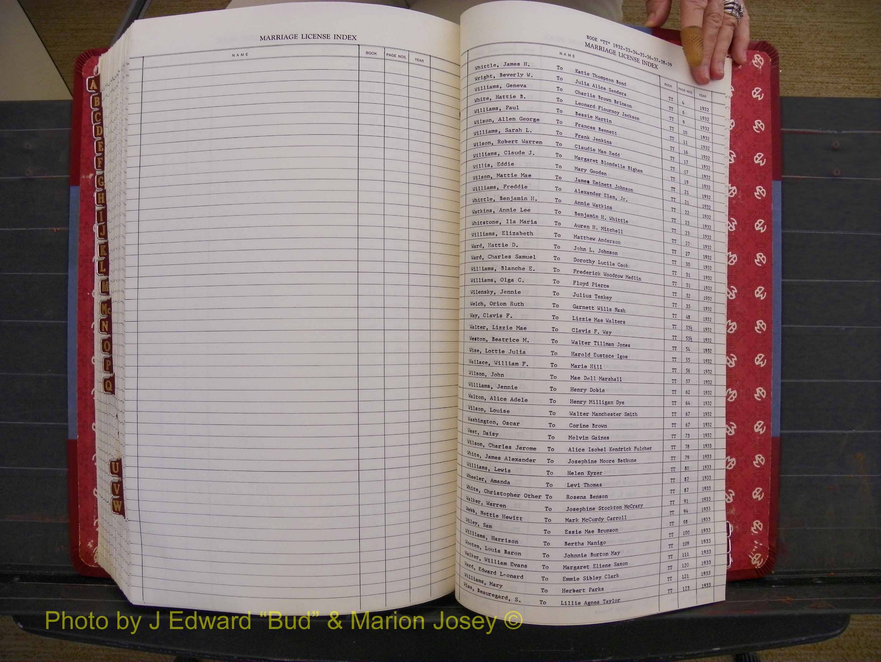 Richmond Marriages 1919-1942, Index W (463).JPG