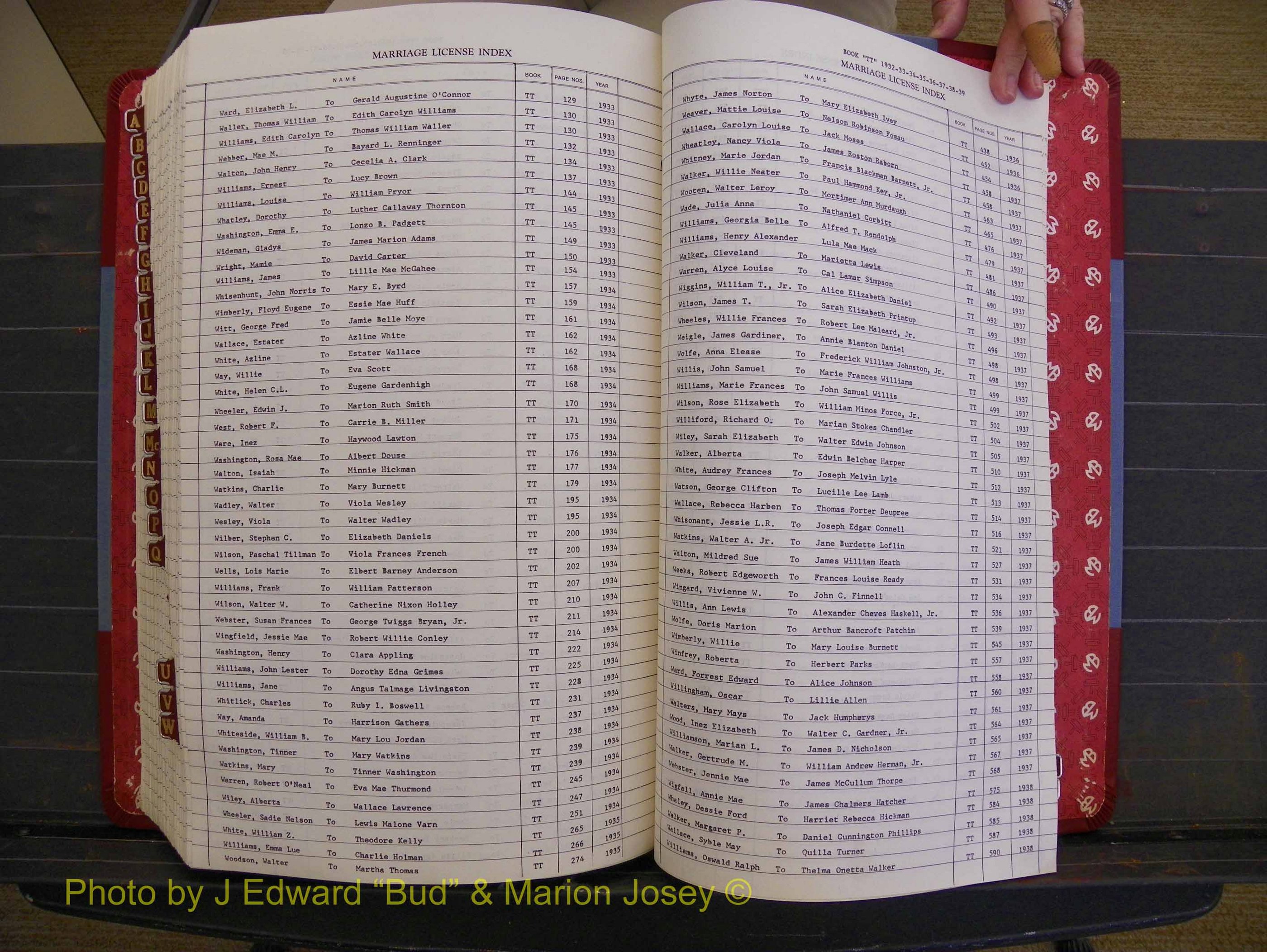 Richmond Marriages 1919-1942, Index W (464).JPG