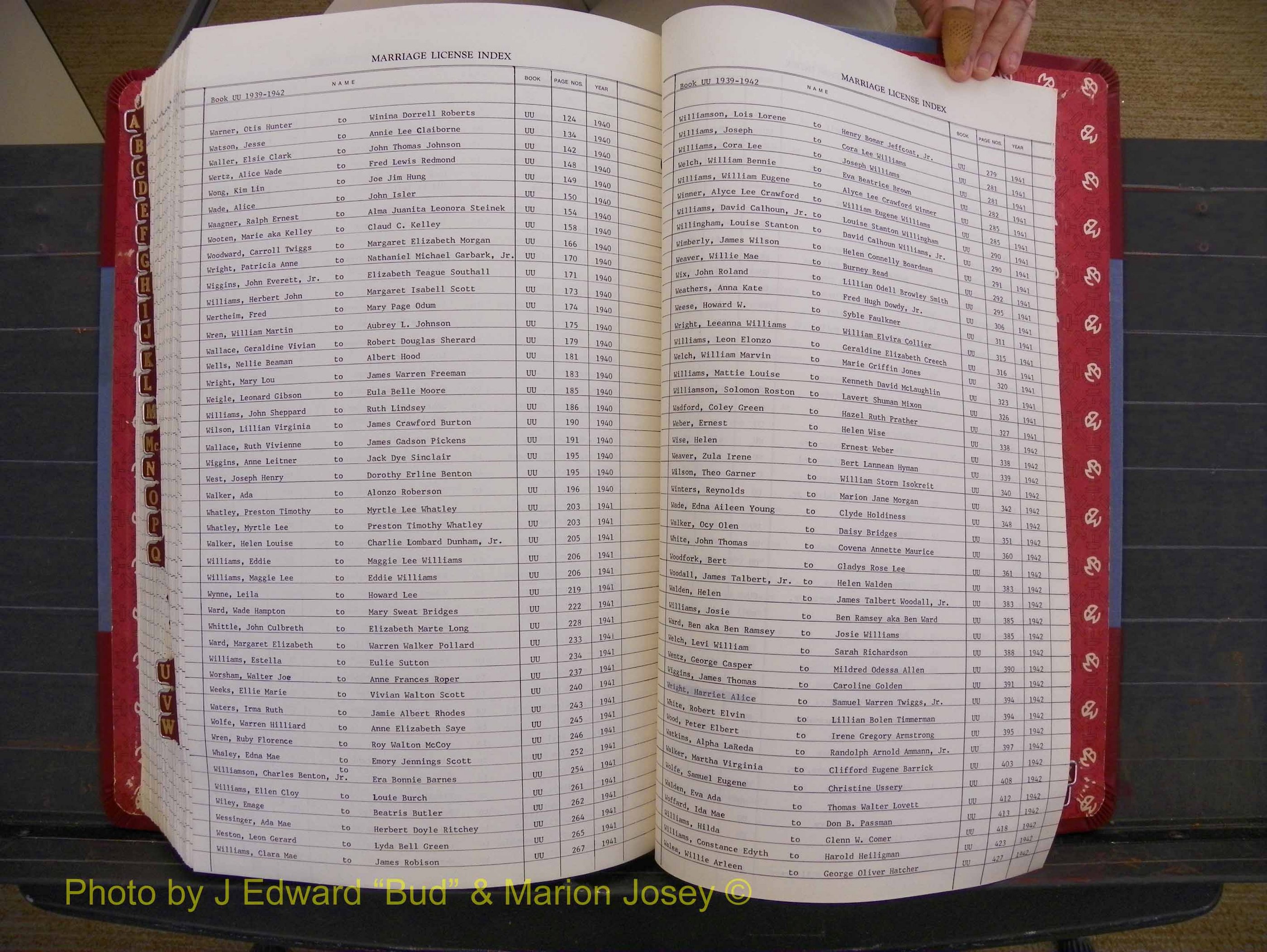 Richmond Marriages 1919-1942, Index W (466).JPG