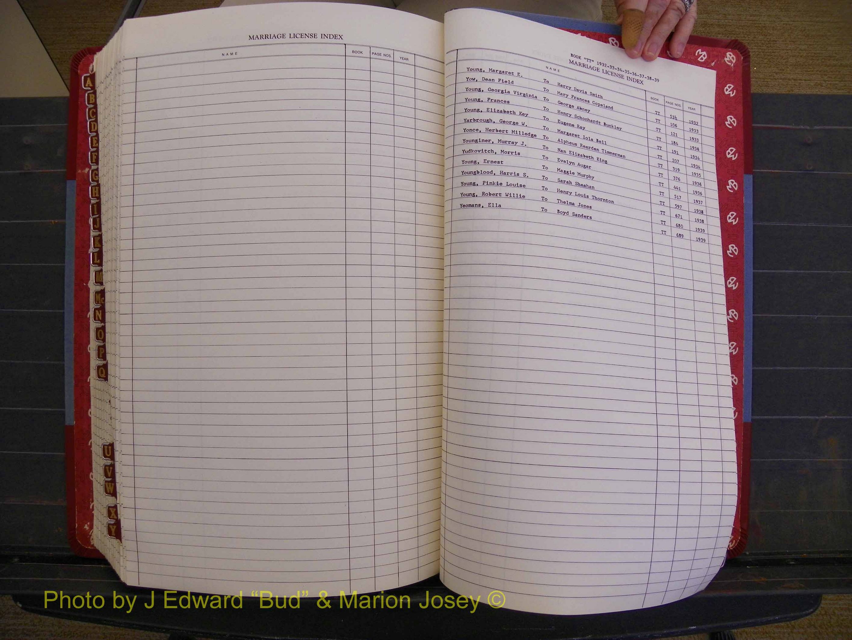 Richmond Marriages 1919-1942, Index Y (475).JPG