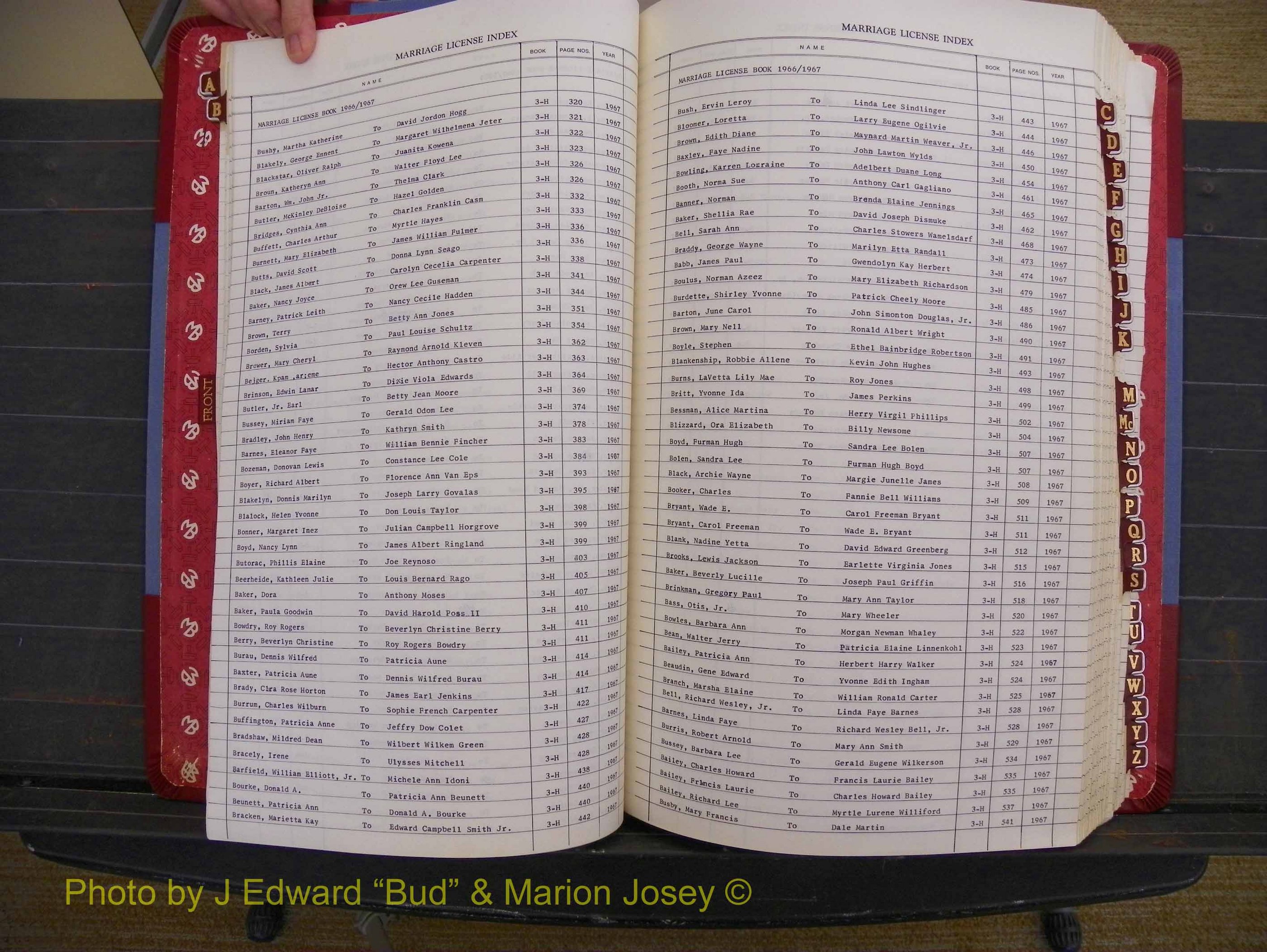 Richmond Marriages 1957-1969, Index B (128).JPG