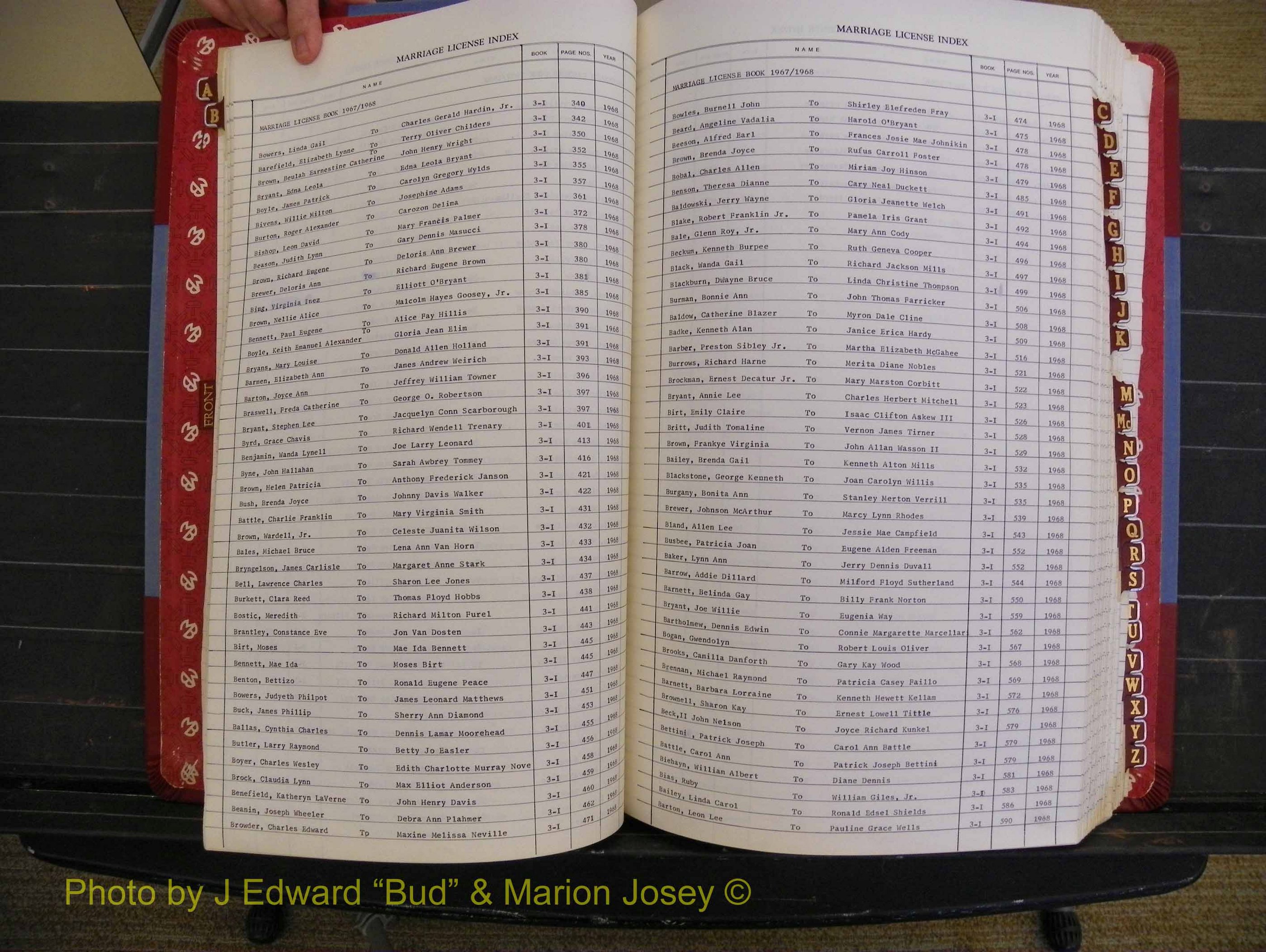 Richmond Marriages 1957-1969, Index B (131).JPG