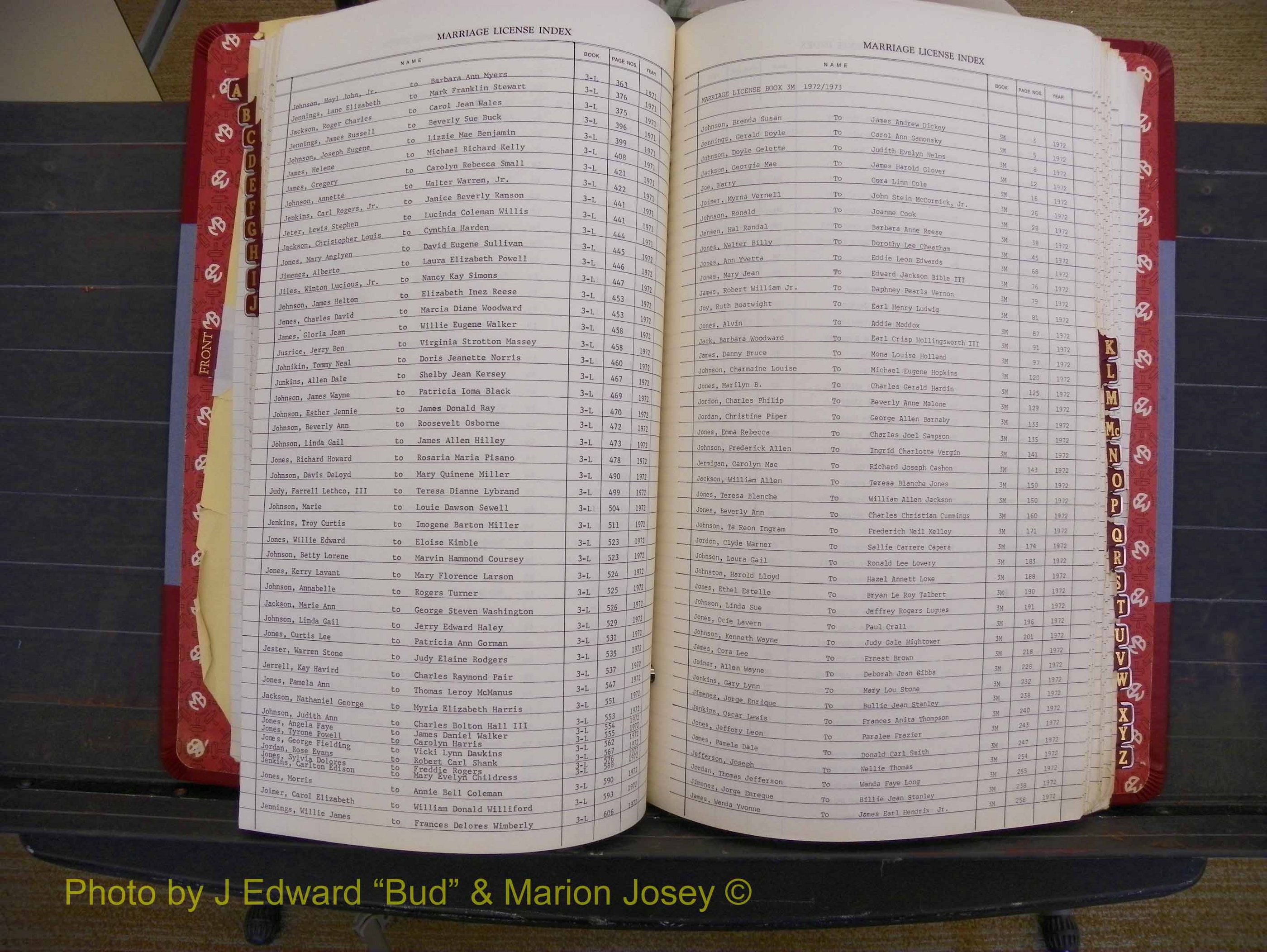 Richmond Marriages 1970-1975, Index J (182).JPG