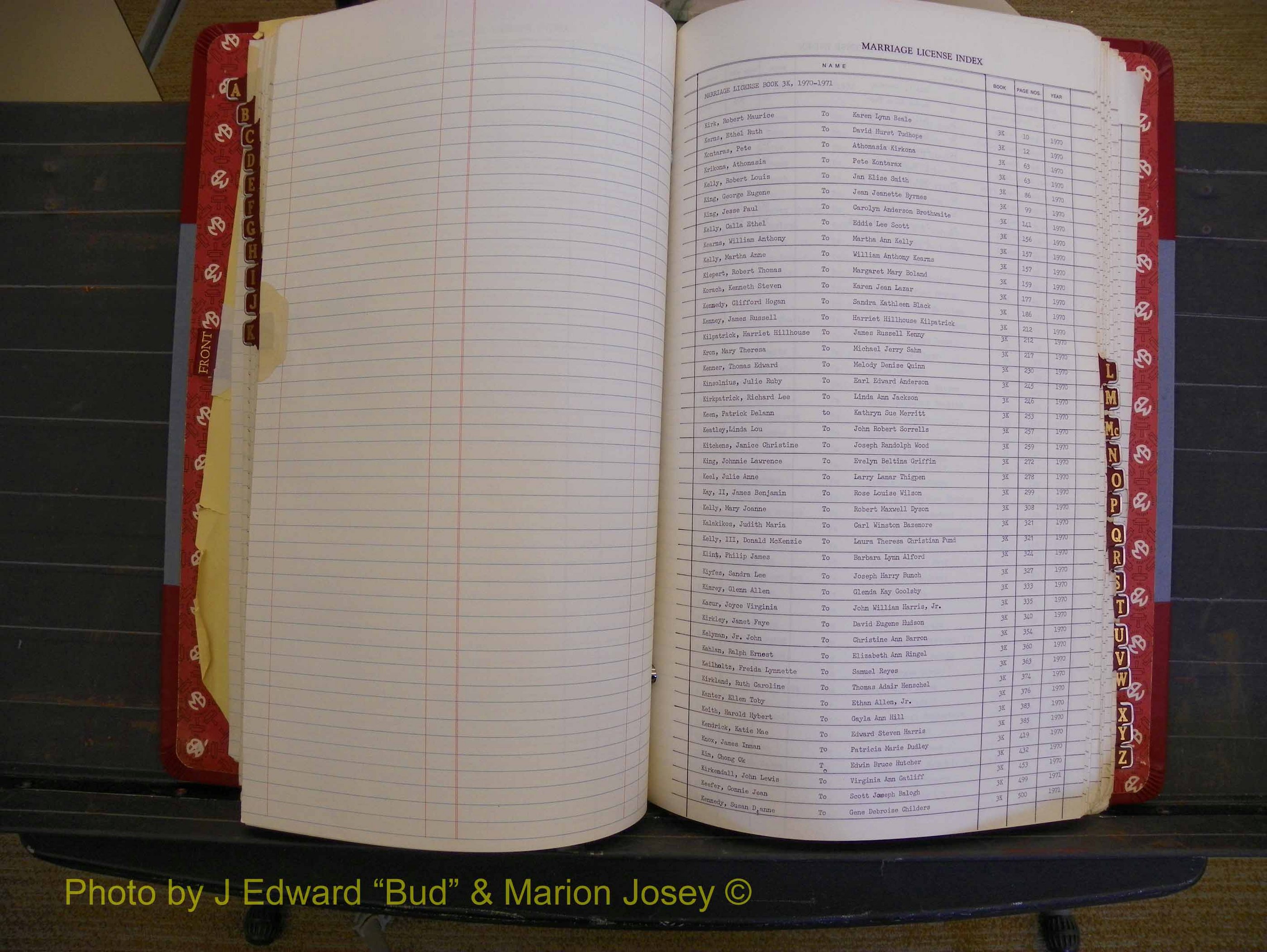 Richmond Marriages 1970-1975, Index K (187).JPG