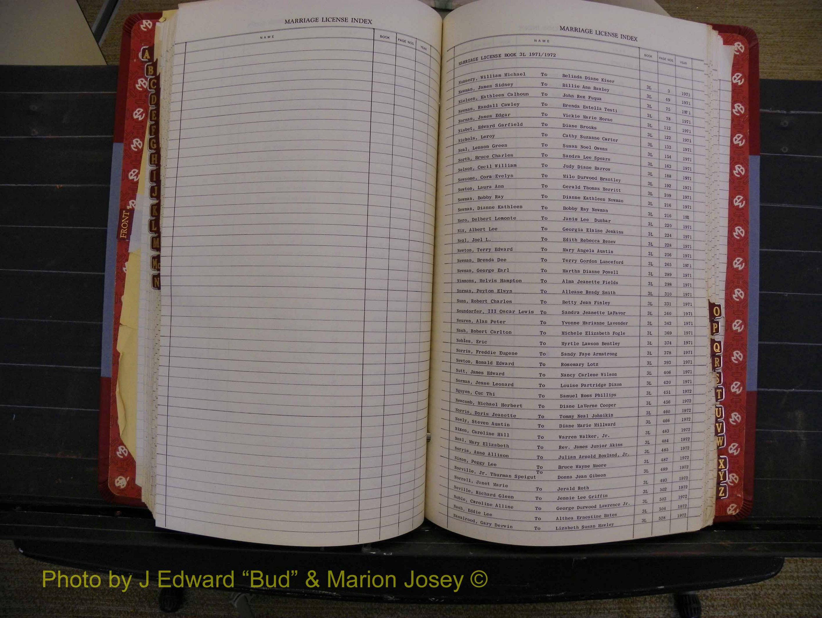 Richmond Marriages 1970-1975, Index N (220).JPG