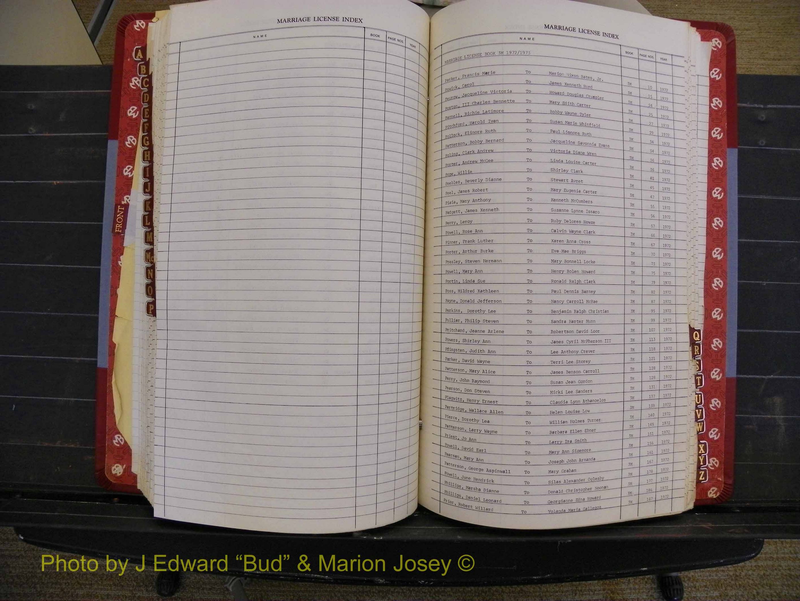 Richmond Marriages 1970-1975, Index P (233).JPG