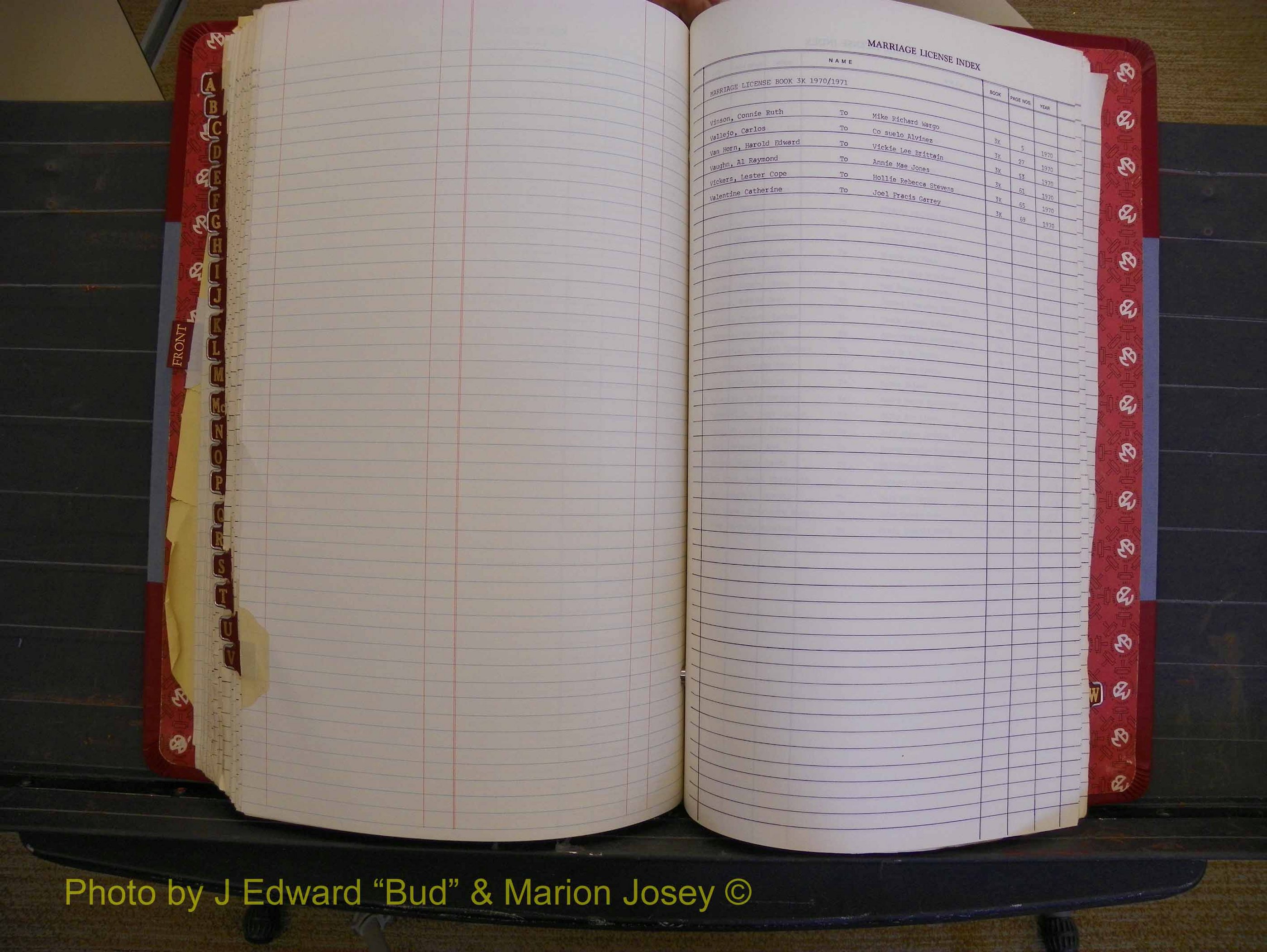 Richmond Marriages 1970-1975, Index V (281).JPG