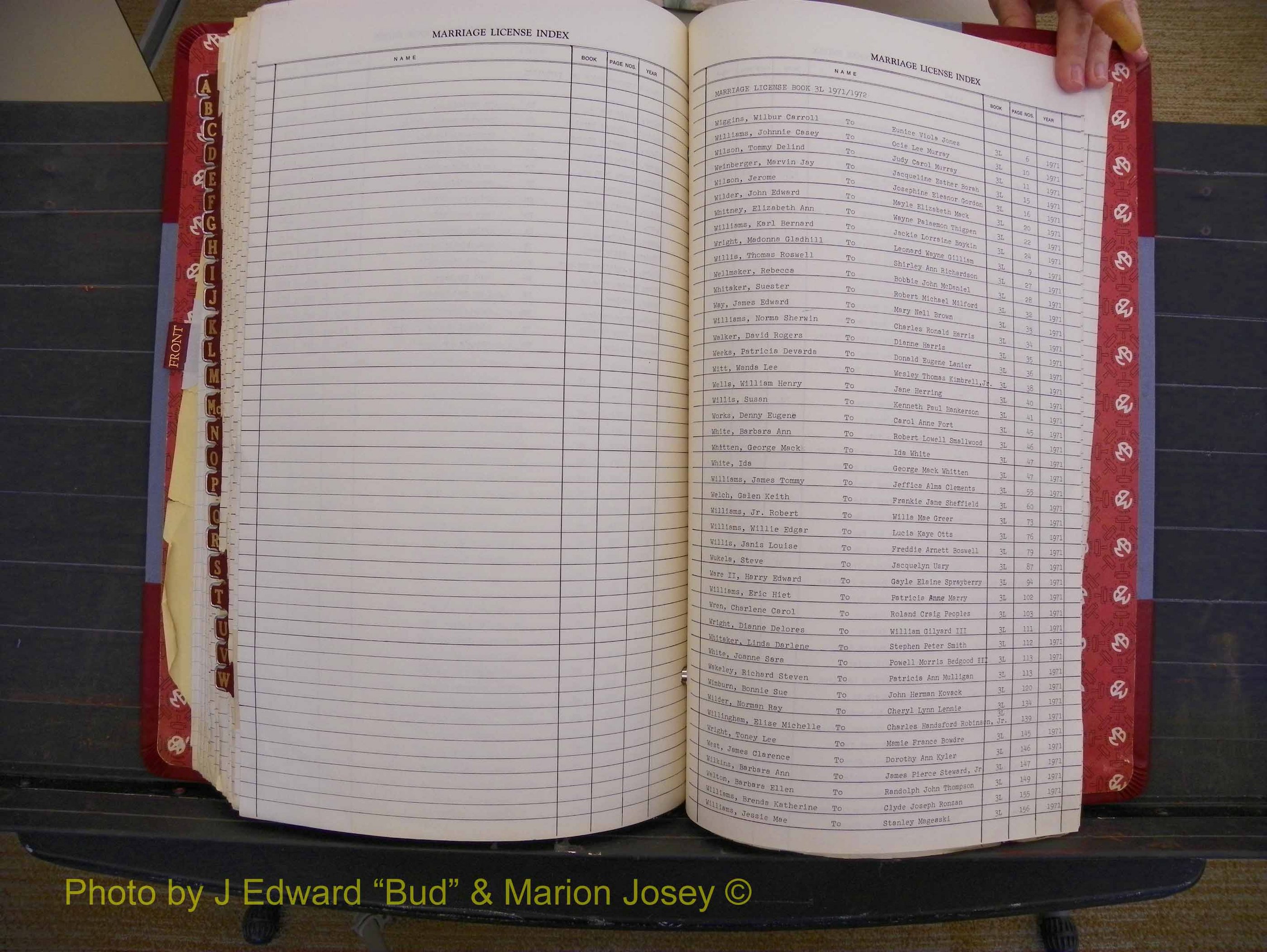 Richmond Marriages 1970-1975, Index W (290).JPG