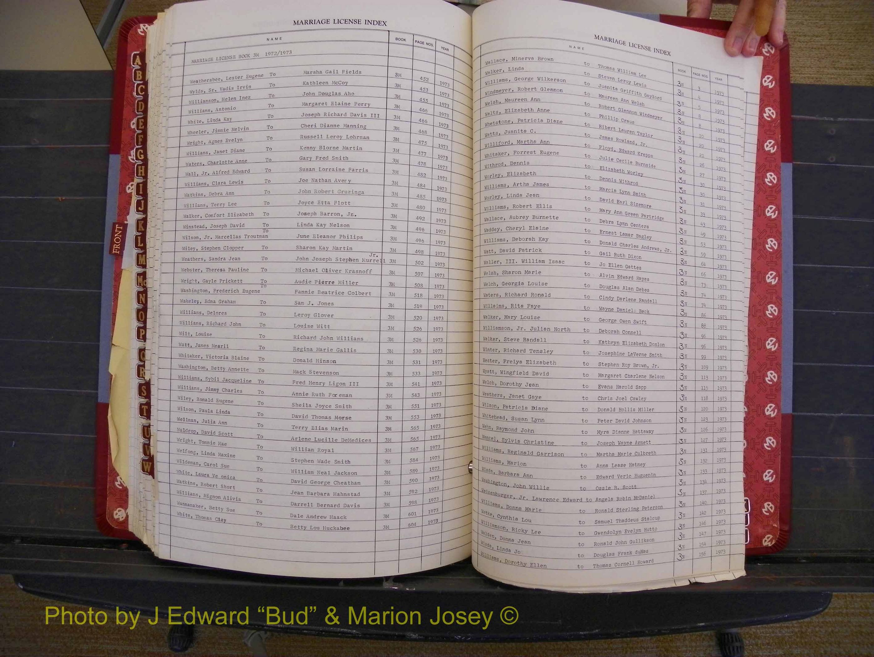 Richmond Marriages 1970-1975, Index W (295).JPG
