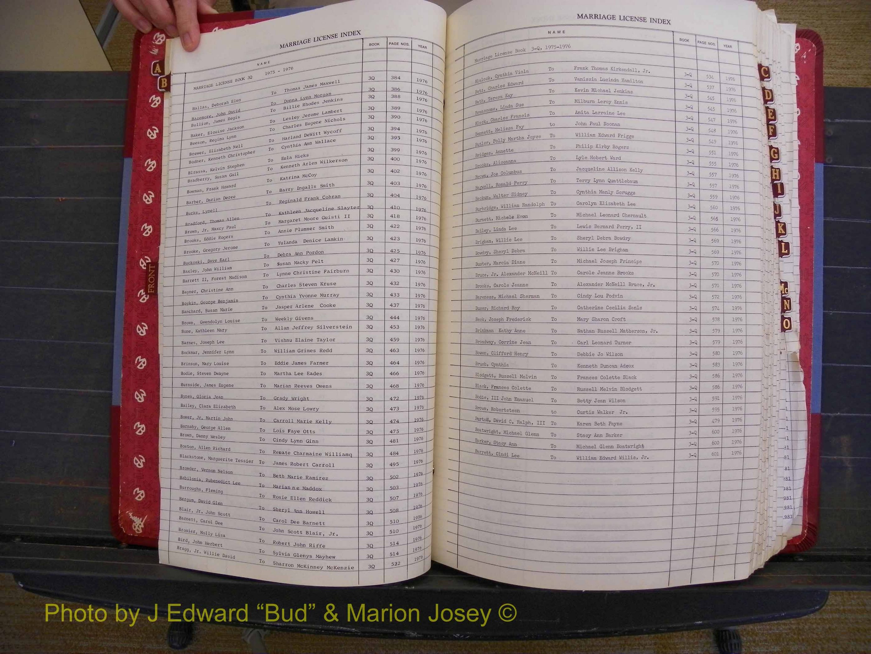 Richmond Marriages 1975-1981, Index B (119).JPG