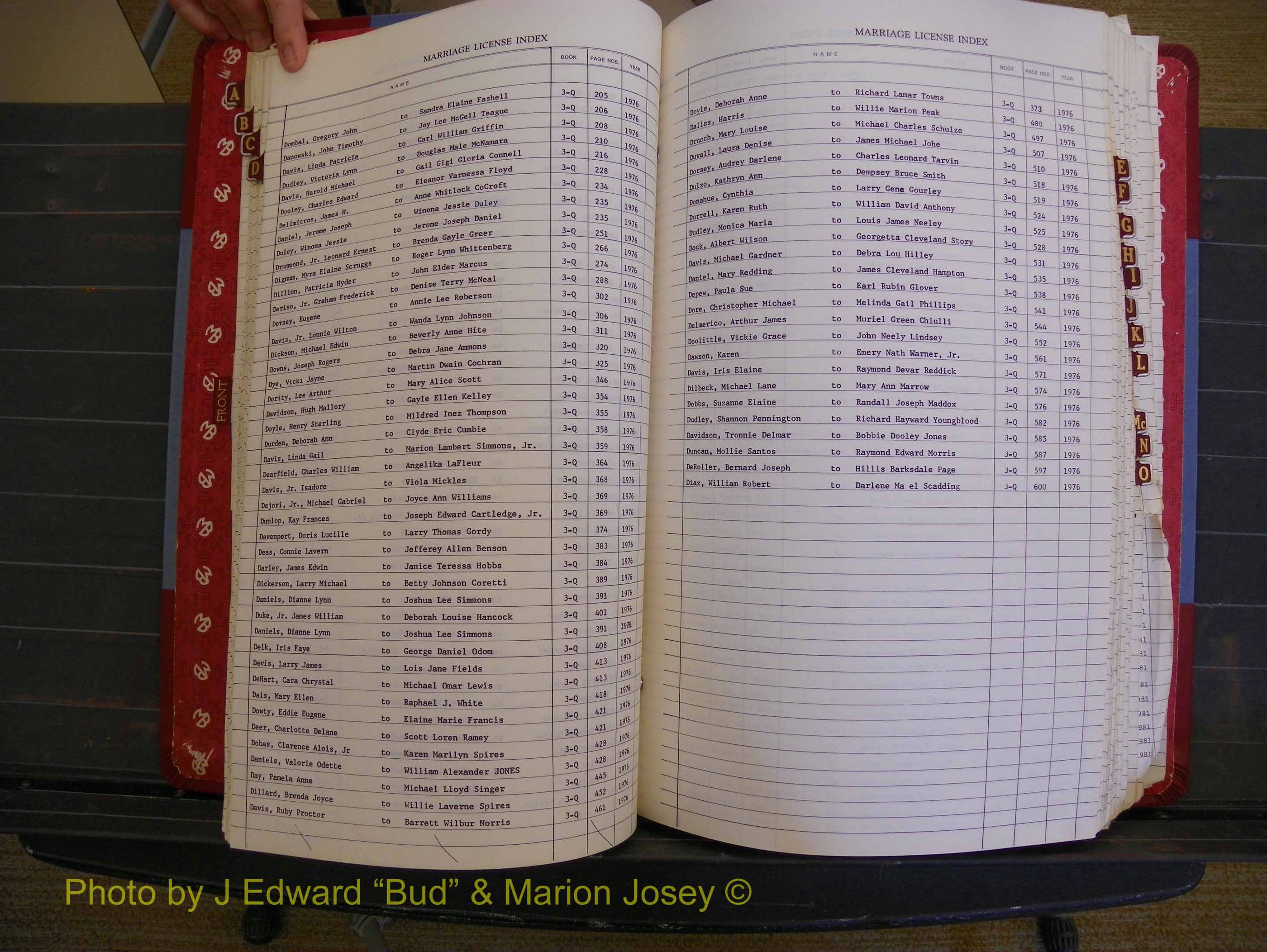 Richmond Marriages 1975-1981, Index D (164).JPG