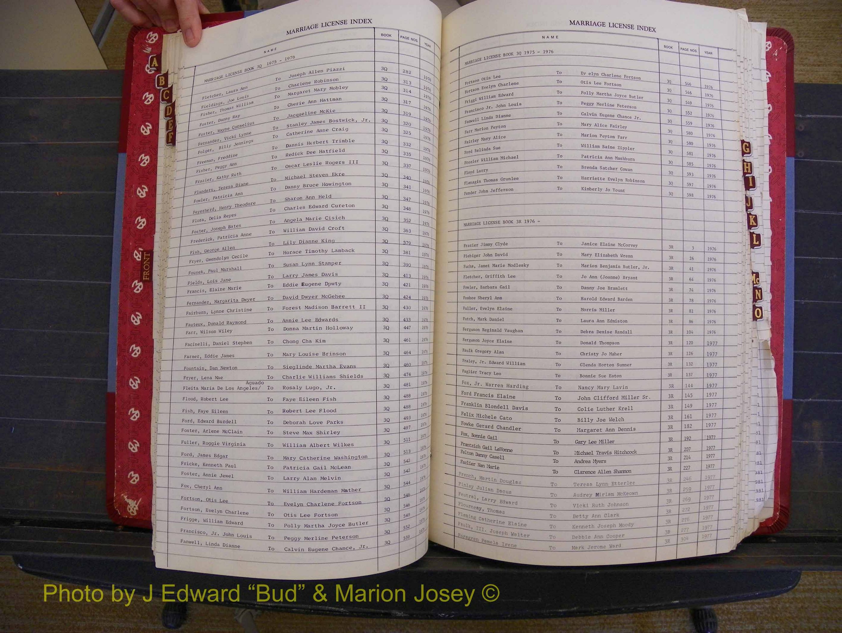 Richmond Marriages 1975-1981, Index F (189).JPG