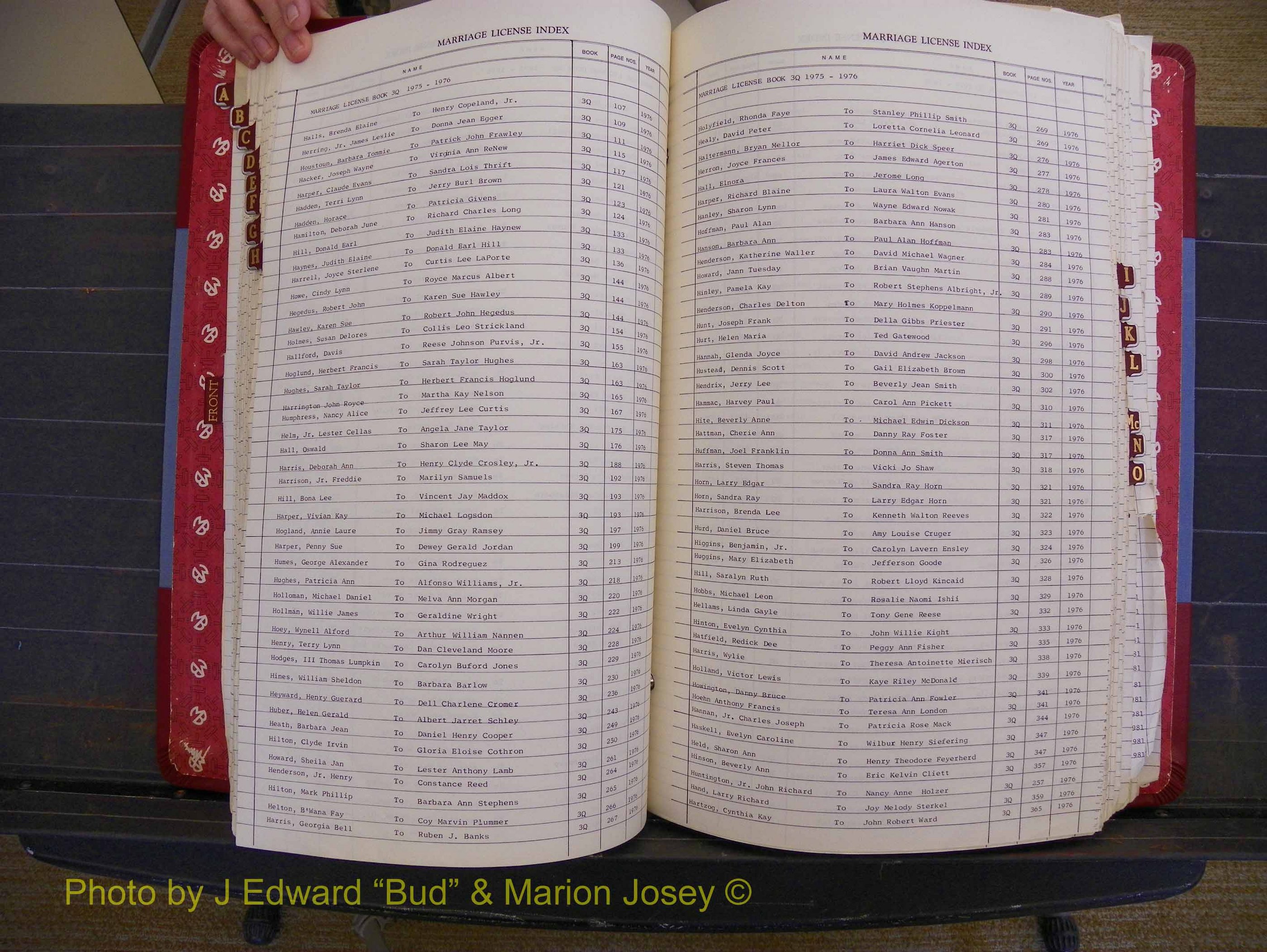 Richmond Marriages 1975-1981, Index H (216).JPG