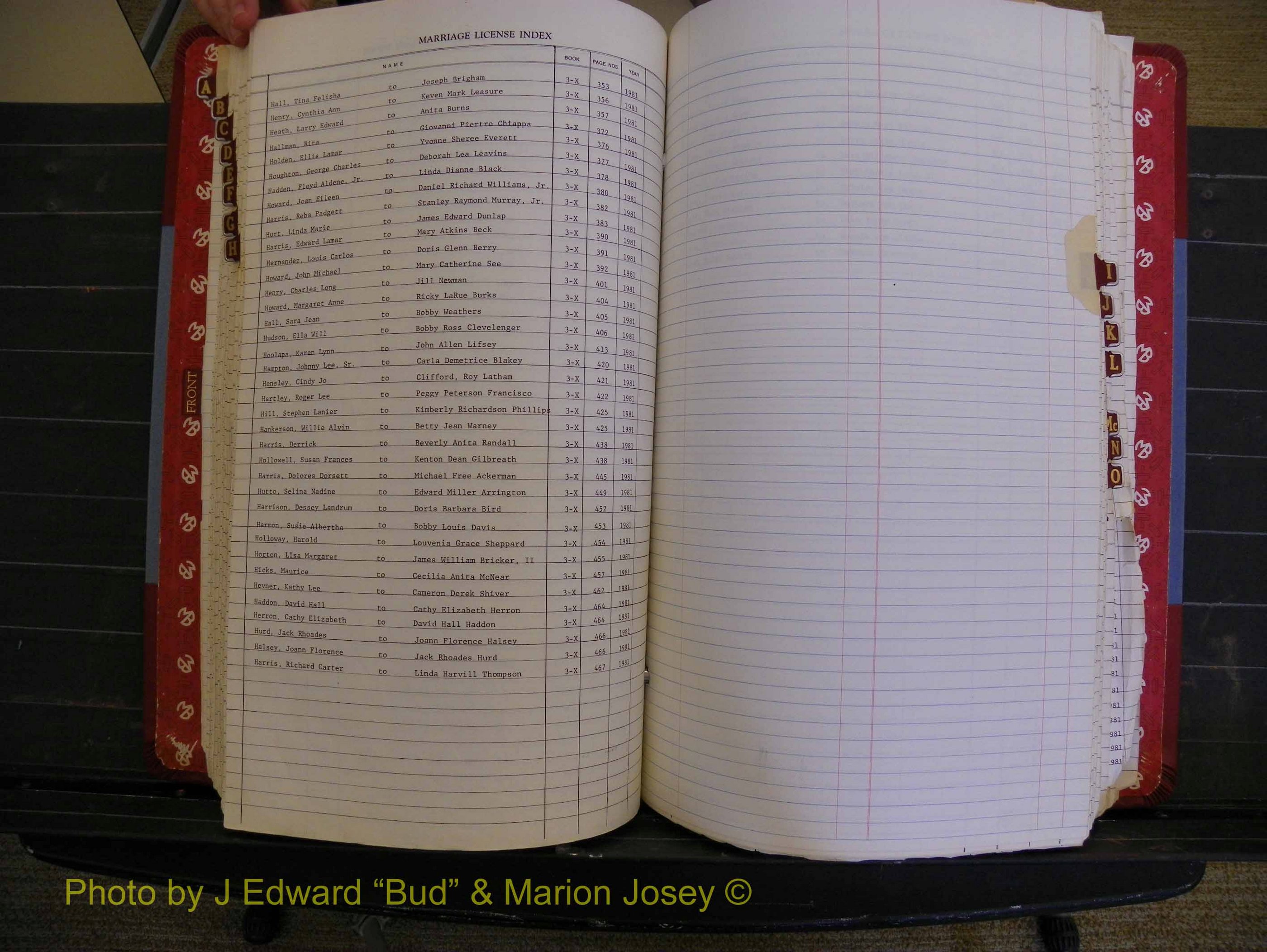 Richmond Marriages 1975-1981, Index H (236).JPG