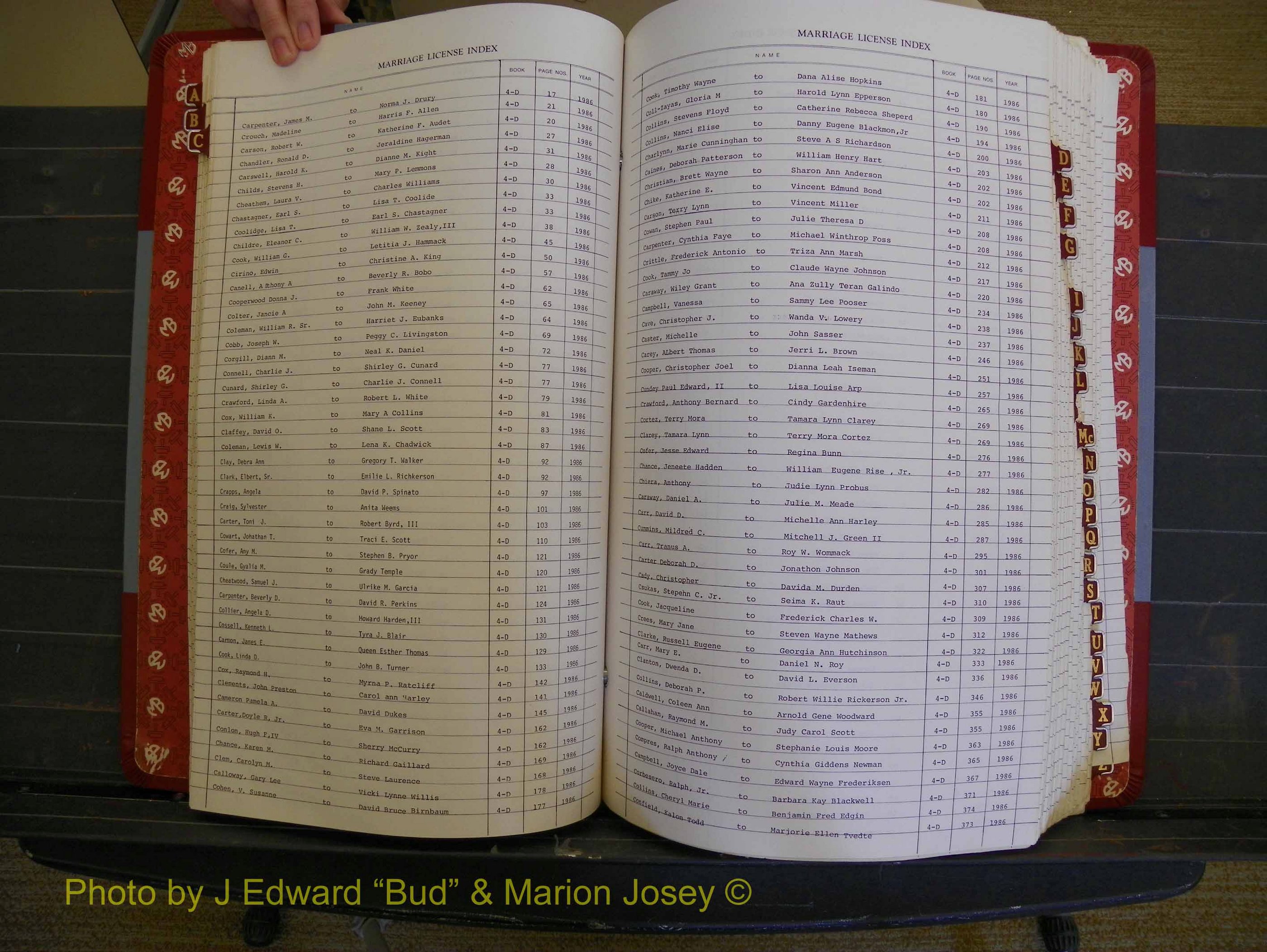 Richmond Marriages 1982-1988, Index C (149).JPG
