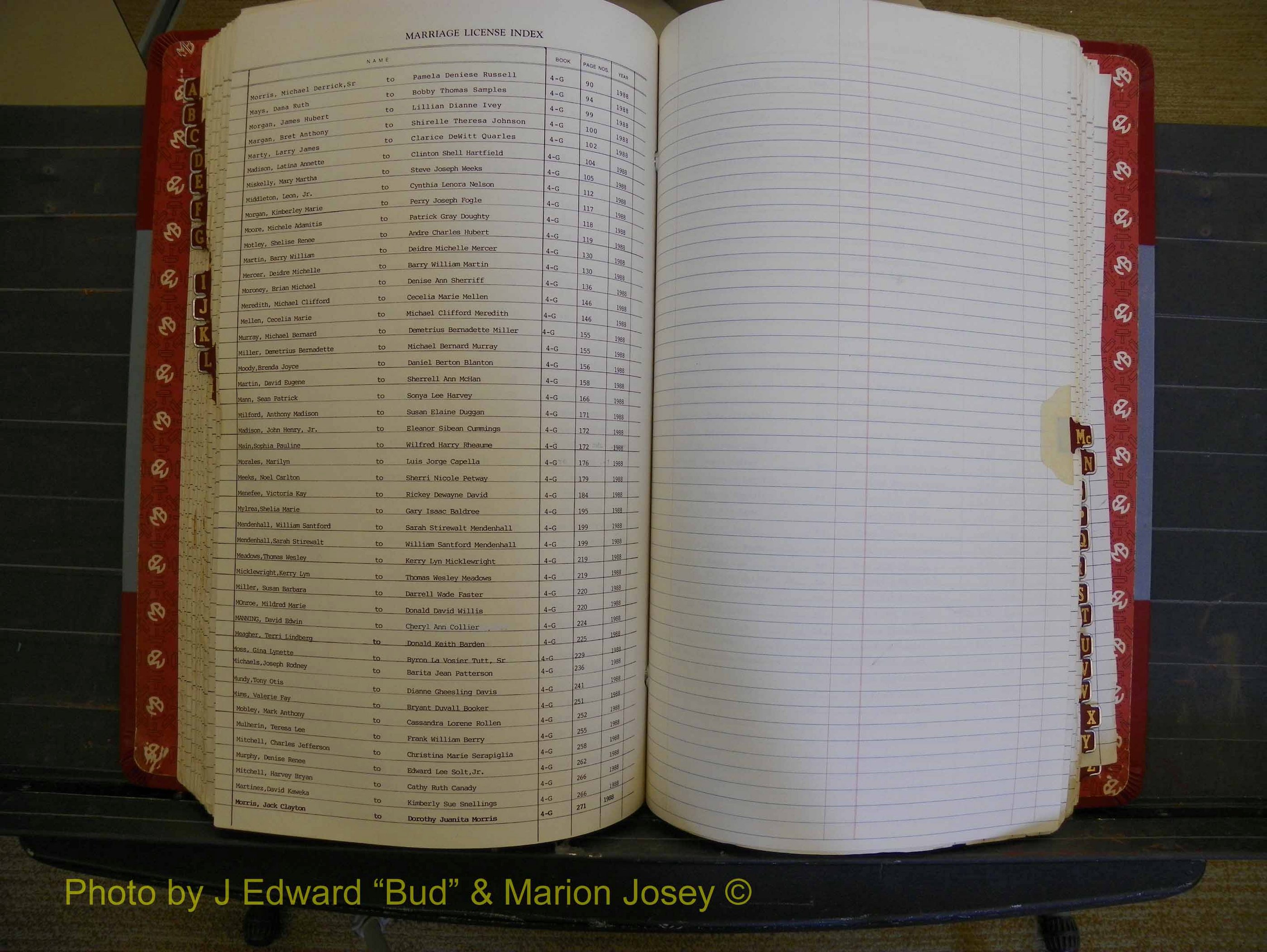Richmond Marriages 1982-1988, Index M (274).JPG