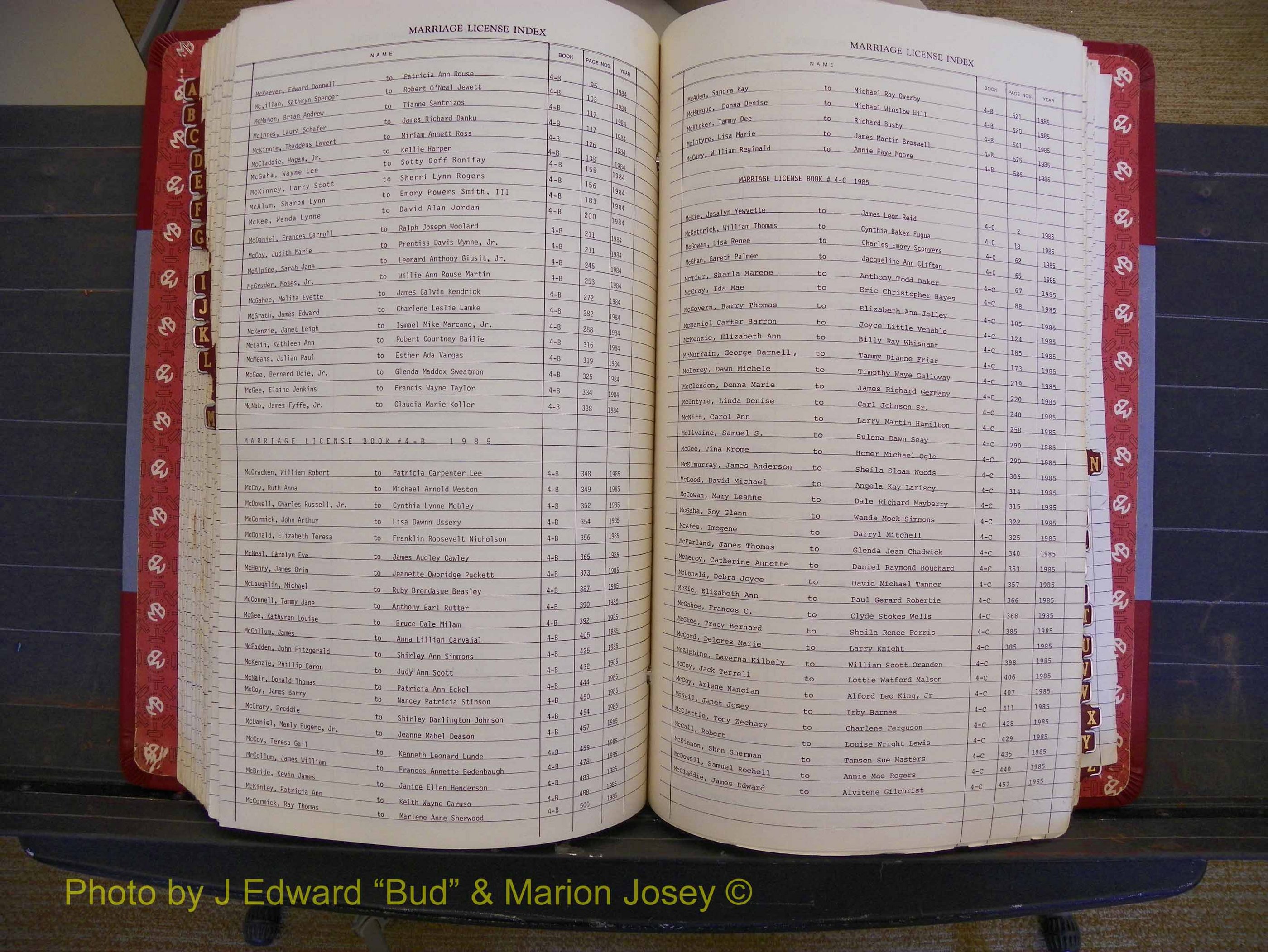 Richmond Marriages 1982-1988, Index Mc (278).JPG