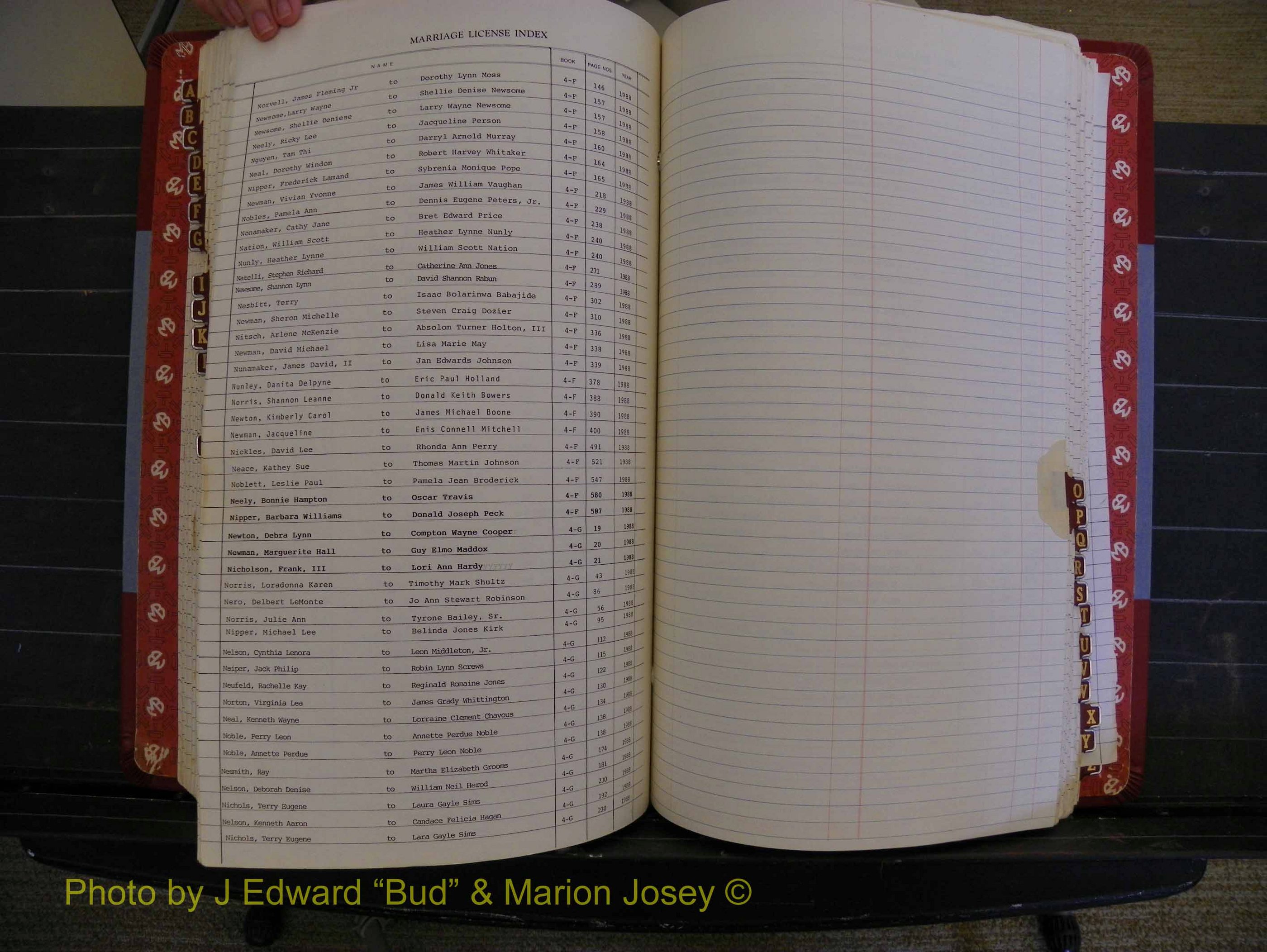 Richmond Marriages 1982-1988, Index N (286).JPG