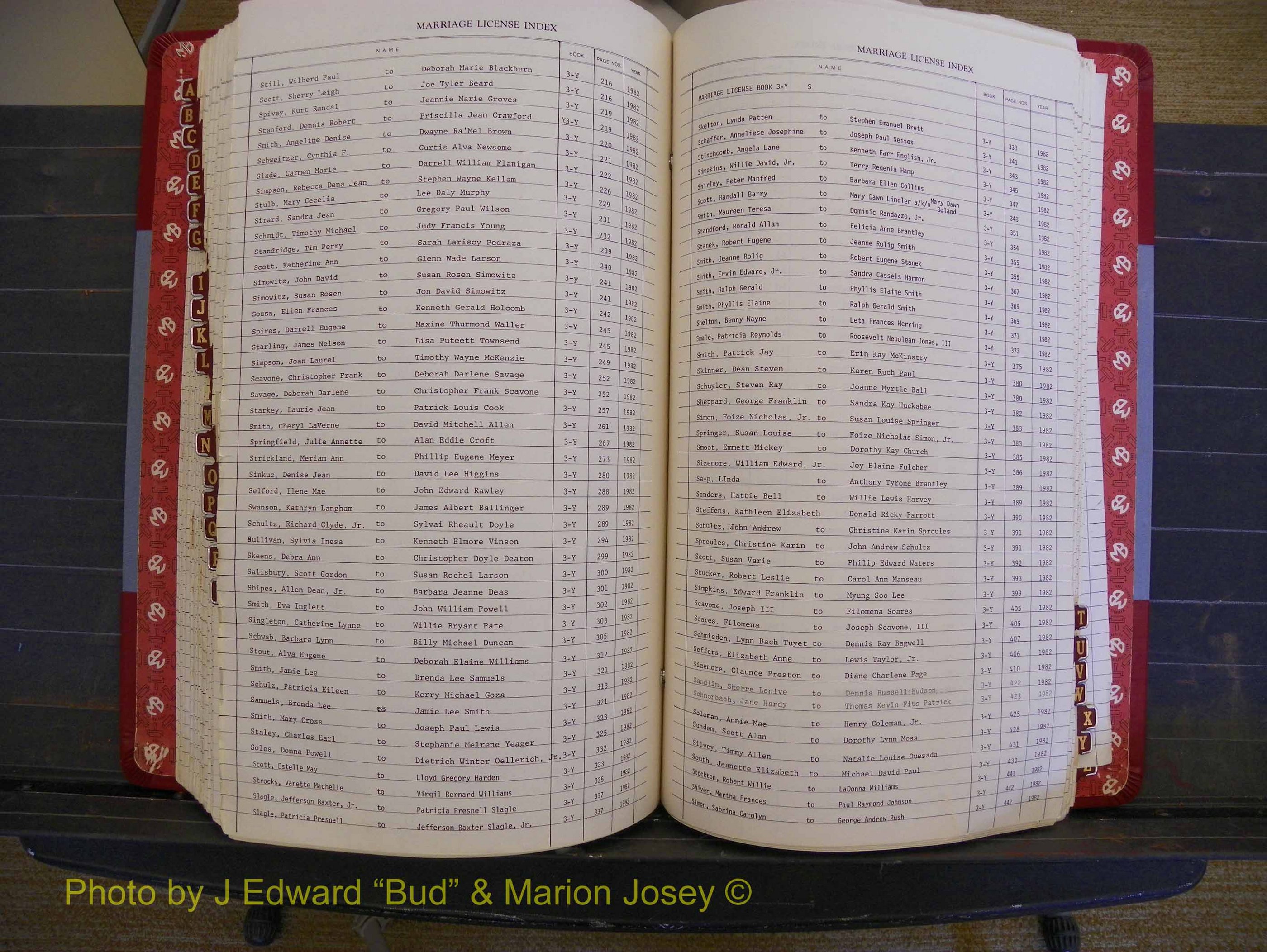 Richmond Marriages 1982-1988, Index S (325).JPG