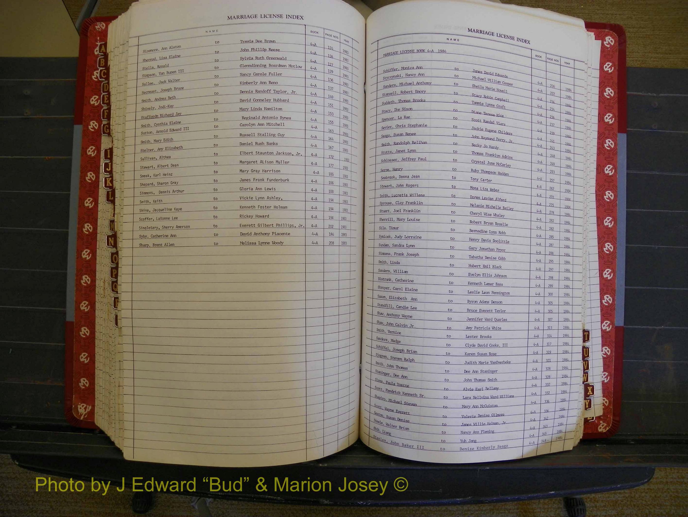 Richmond Marriages 1982-1988, Index S (330).JPG