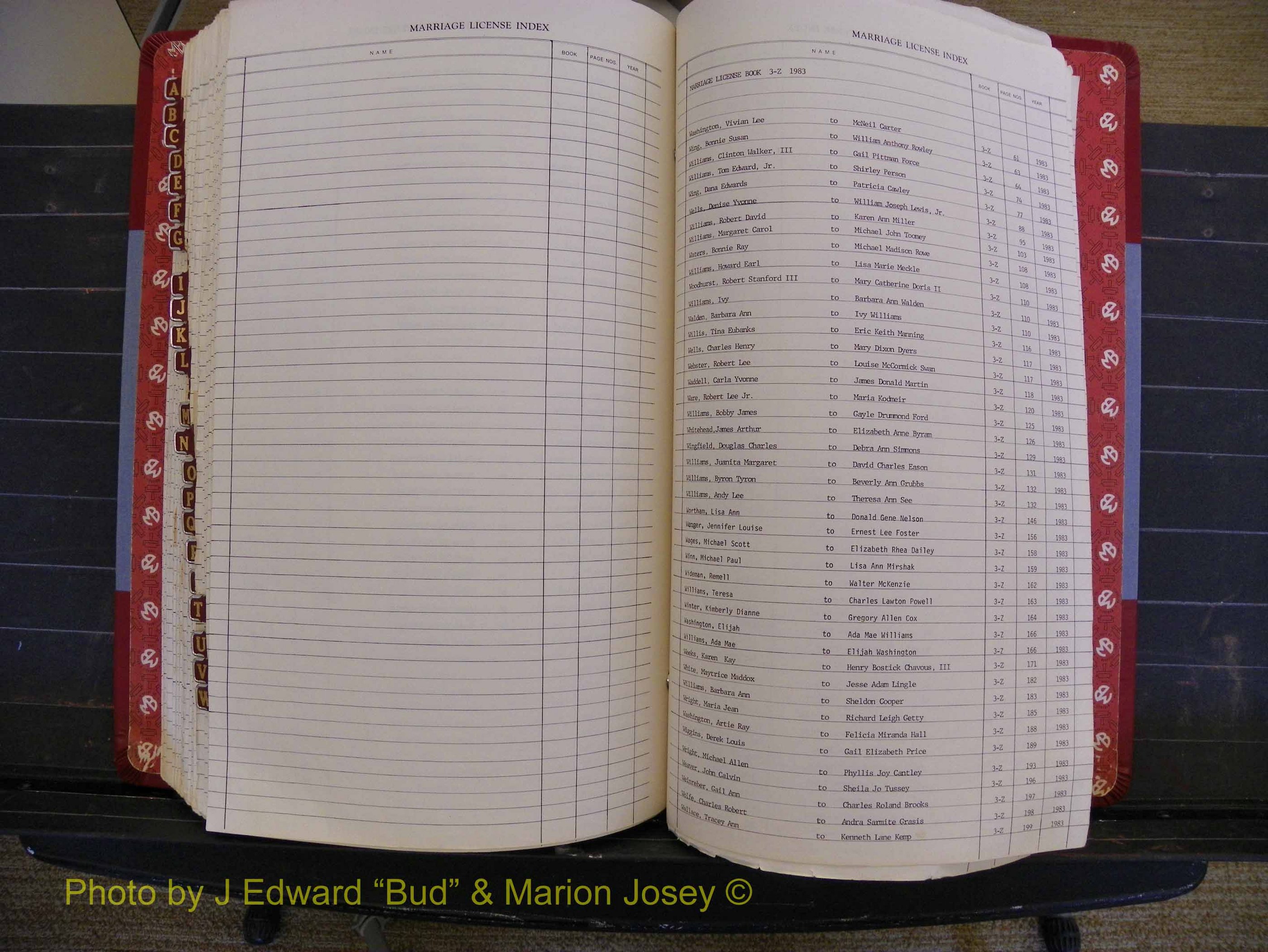 Richmond Marriages 1982-1988, Index W (368).JPG