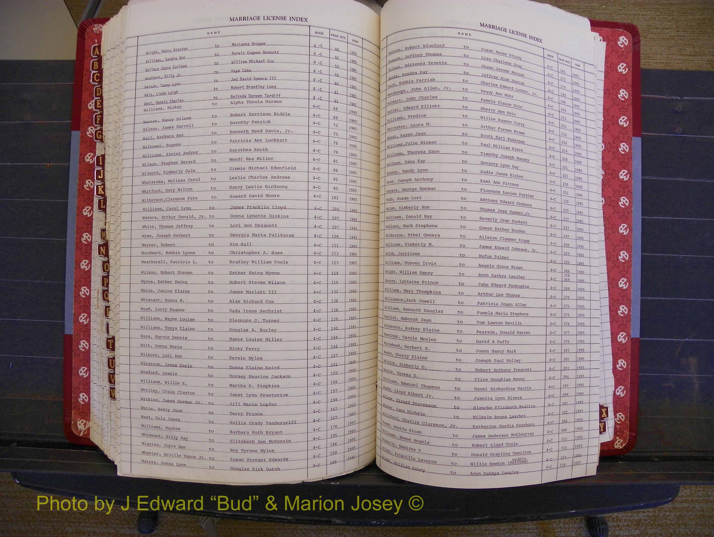 Richmond Marriages 1982-1988, Index W (375).JPG